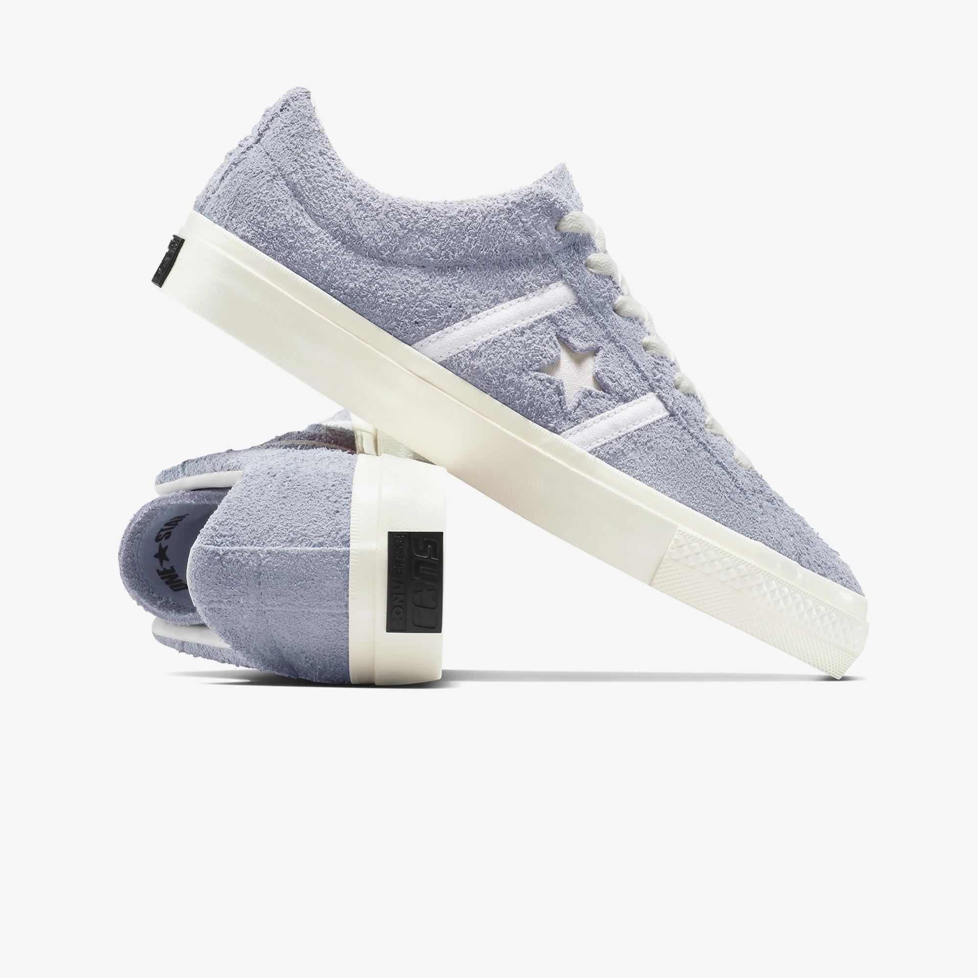 Converse One Star Academy Pro Unisex Gri Süet Sneaker