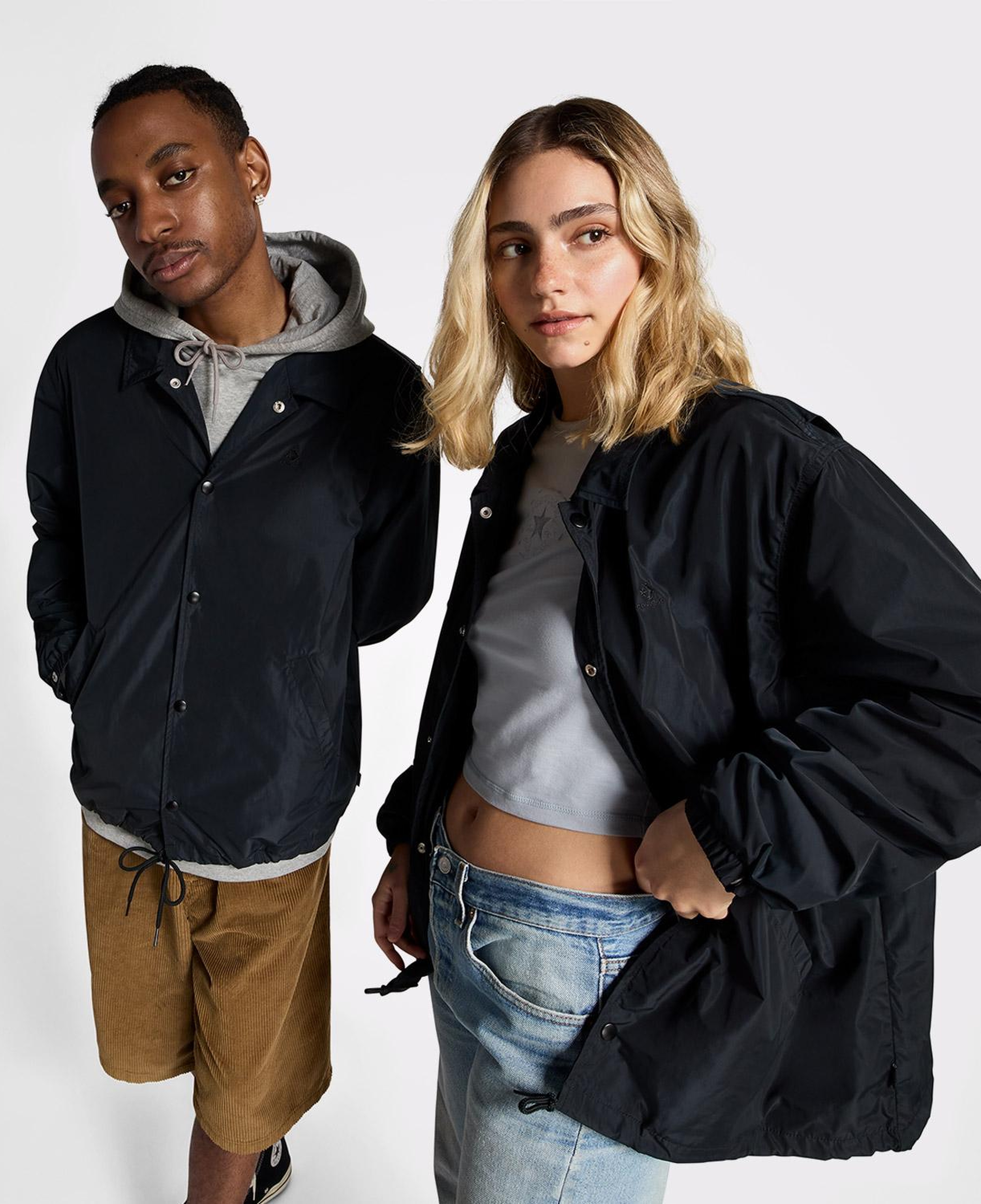 Converse Go-To Unisex Siyah Yağmurluk