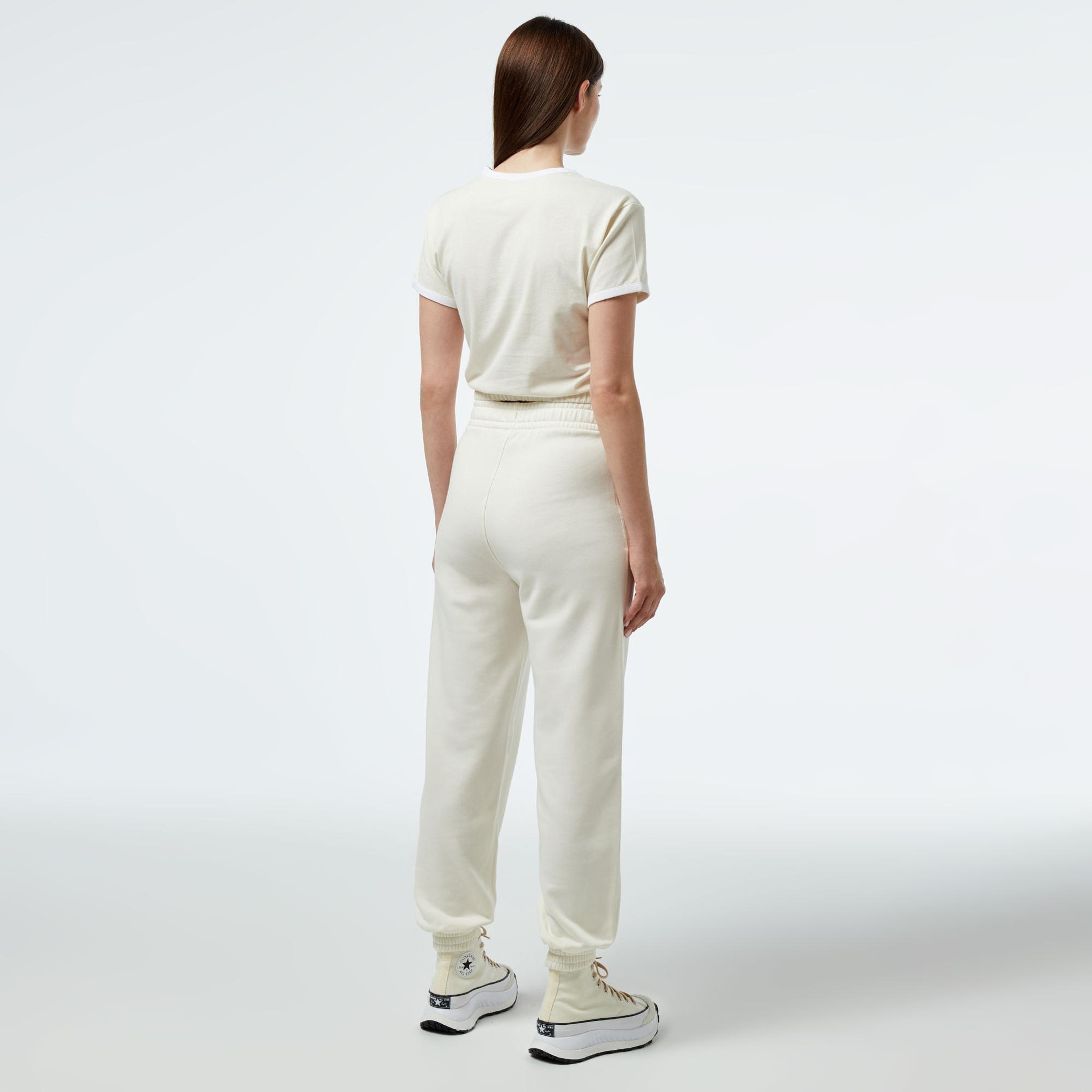 Converse Chuck Taylor Kadın Loose Fit Beyaz Eşofman Altı