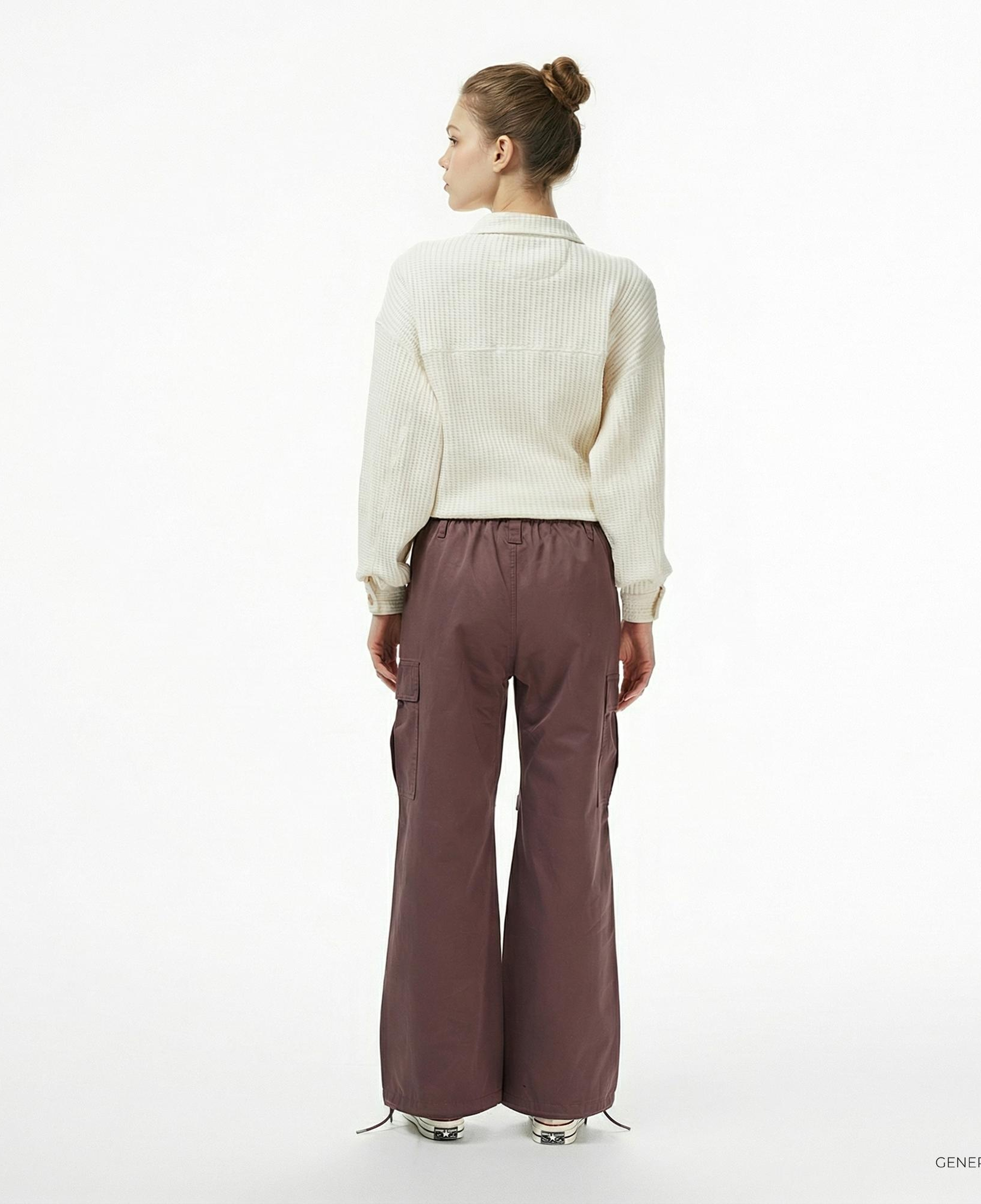 Converse Cargo Kadın Bordo Pantolon