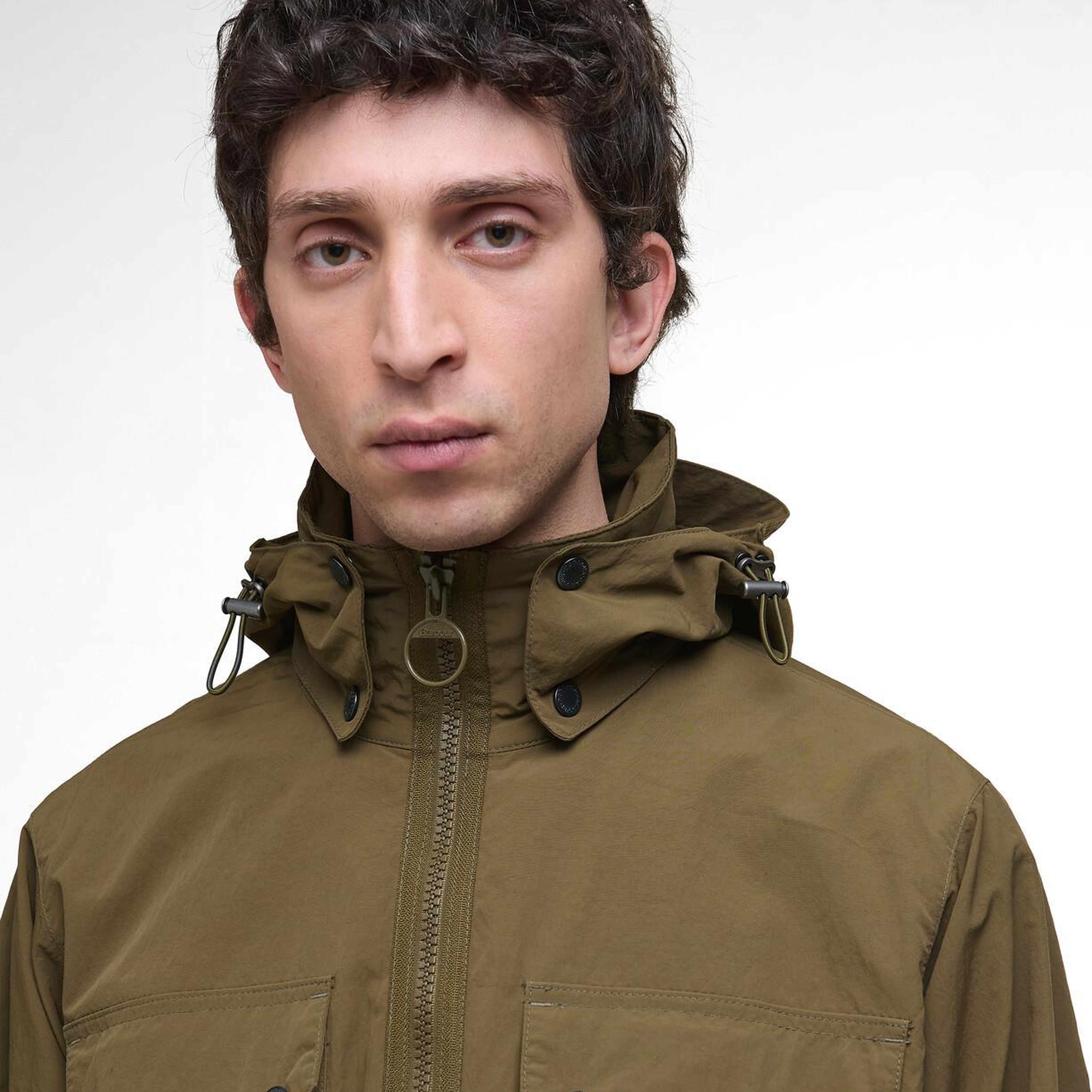 Barbour Re-Engineered Hooded Showerproof Flight Bedale Ceket