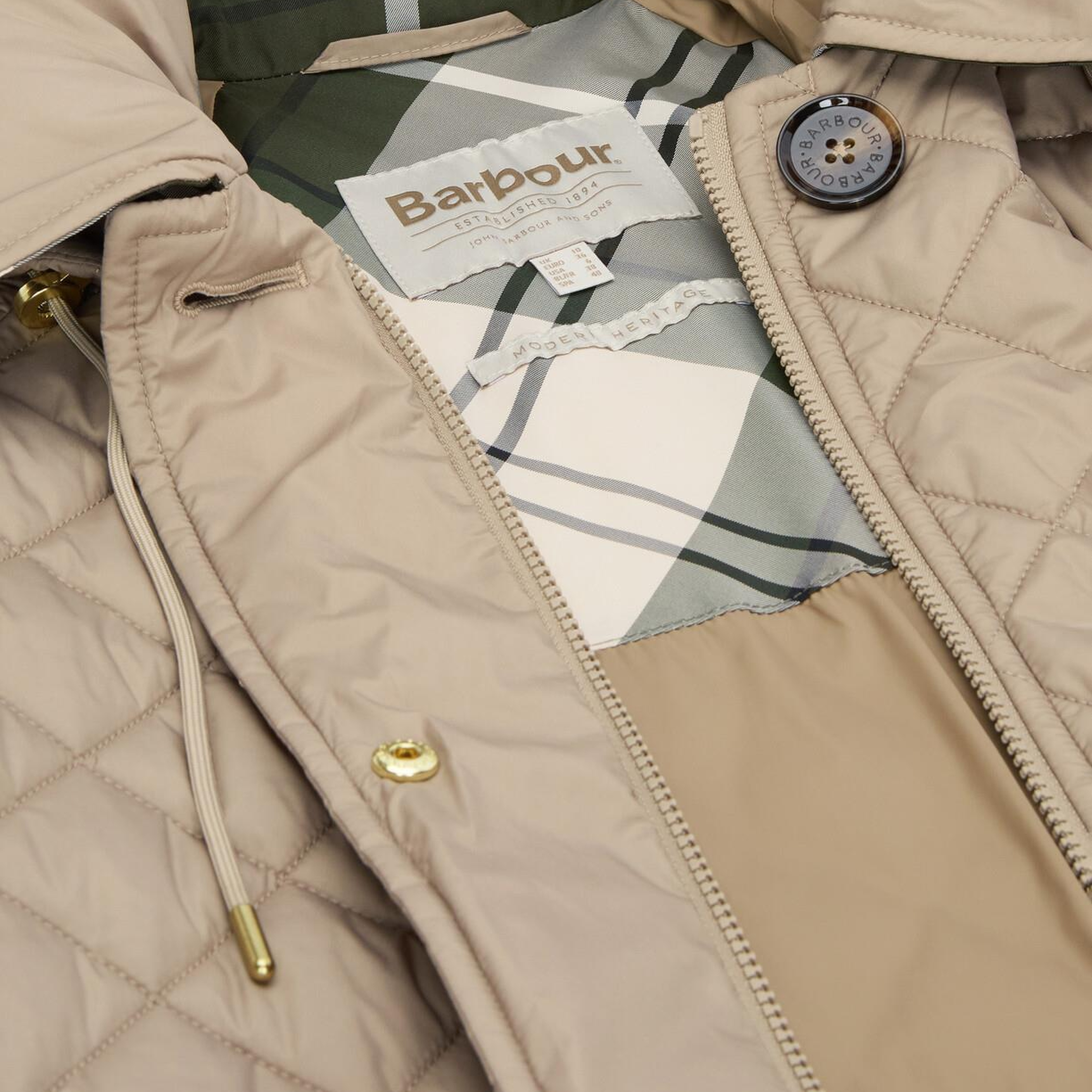 Barbour Cara Kapitone Ceket