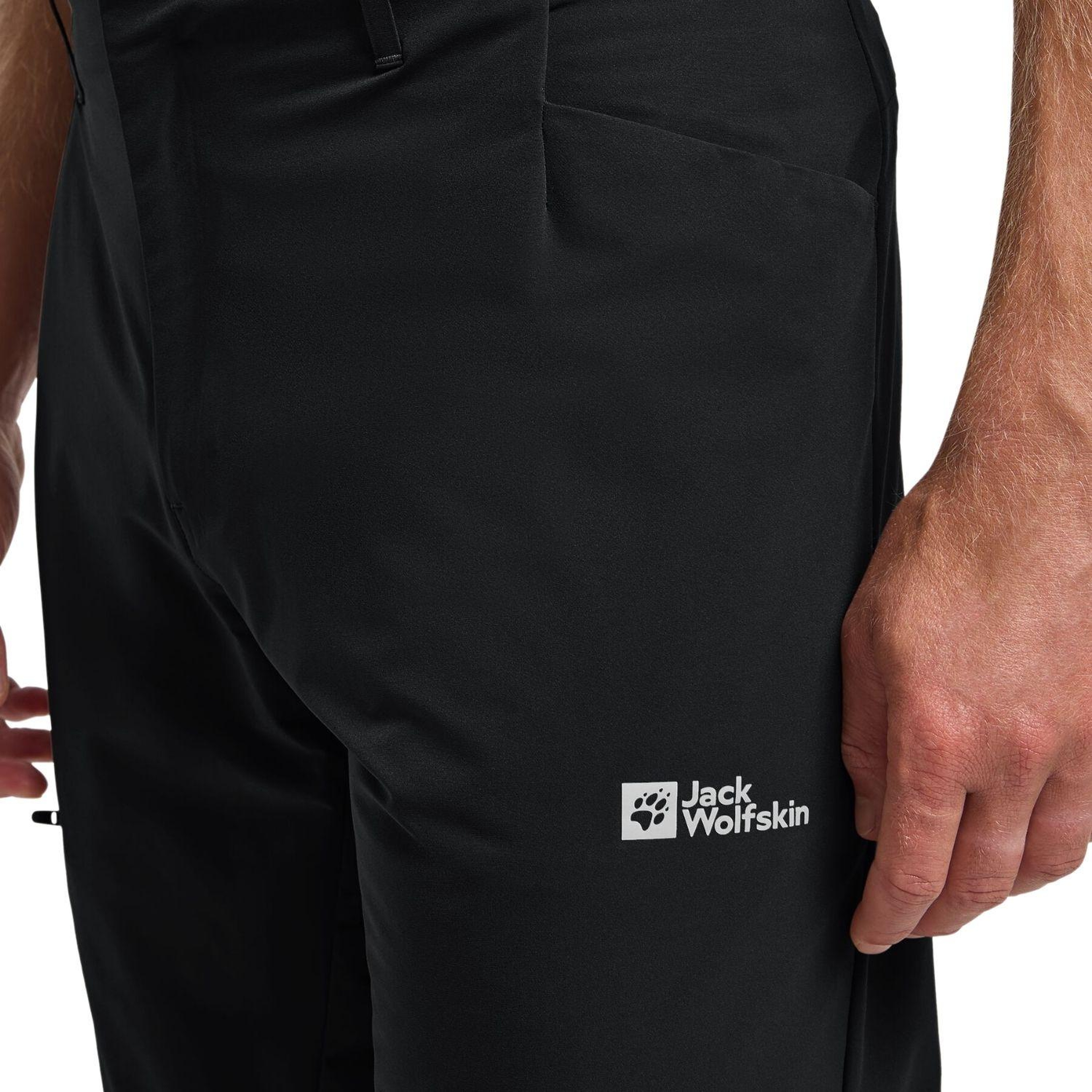 Jack Wolfskin Prelight Stride Pants Erkek Siyah Outdoor Pantolonu