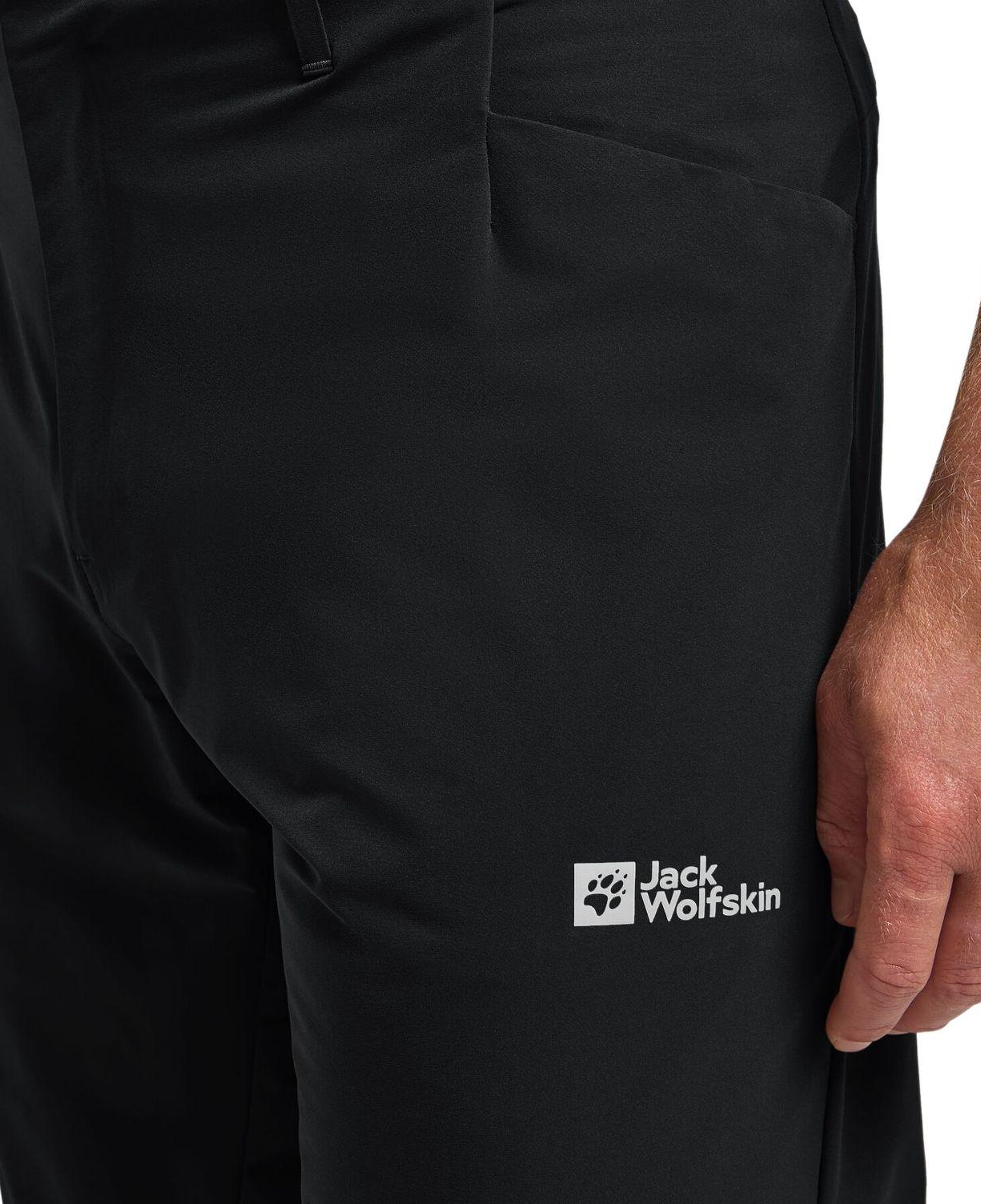 Jack Wolfskin Prelight Stride Pants Erkek Siyah Outdoor Pantolonu