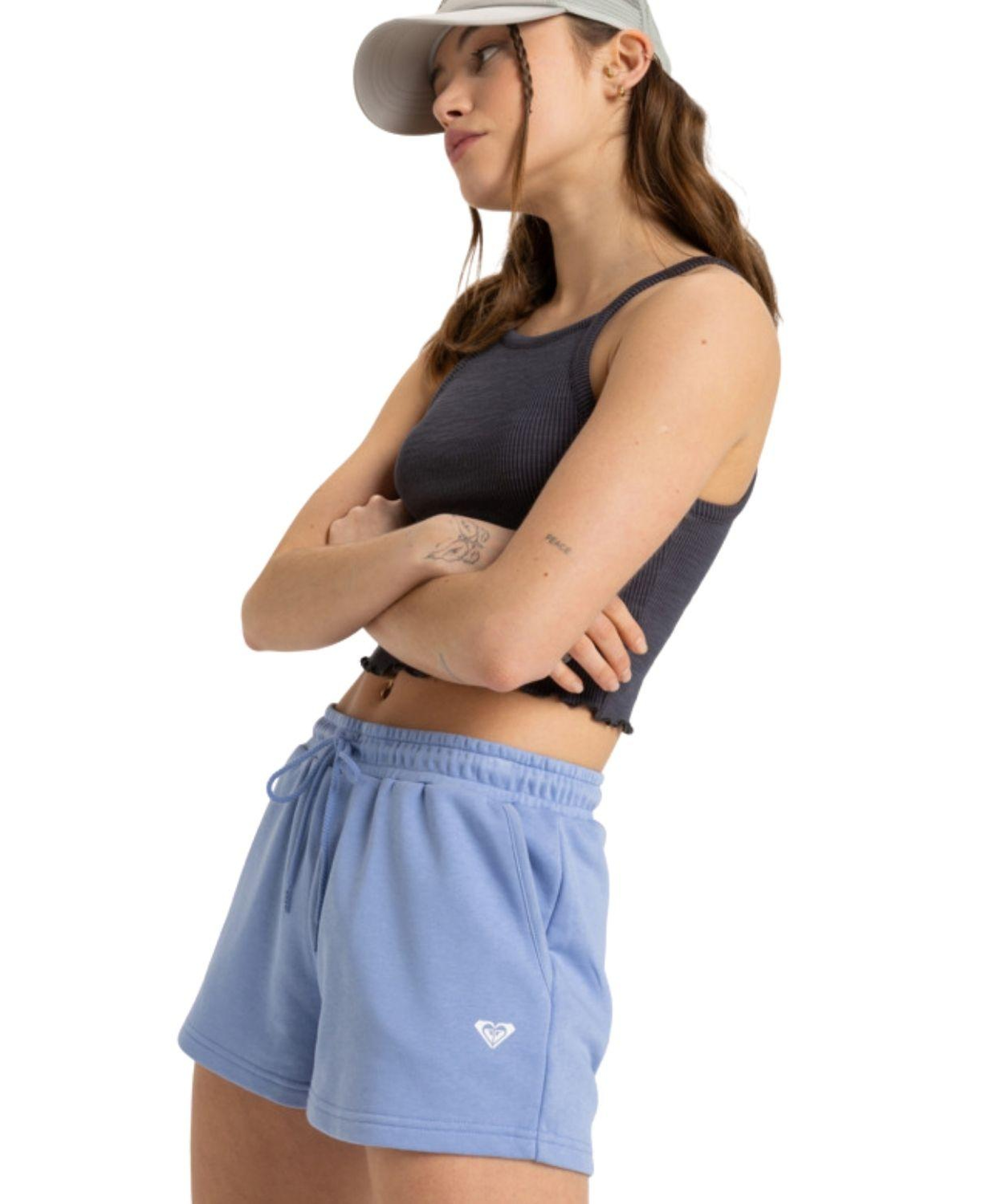 Roxy Surf Stoked Short Terry Kadın Mavi Şort