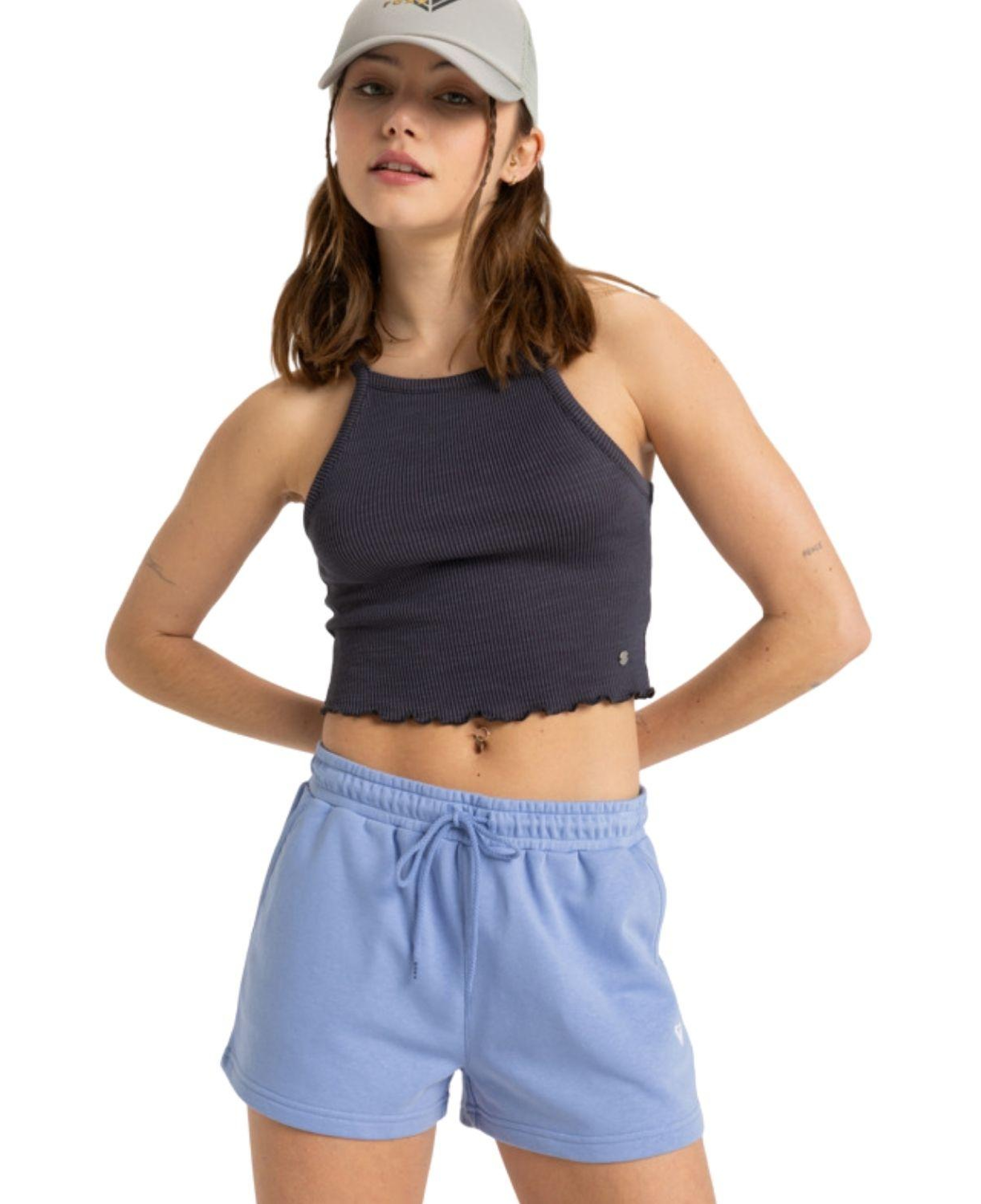 Roxy Surf Stoked Short Terry Kadın Mavi Şort