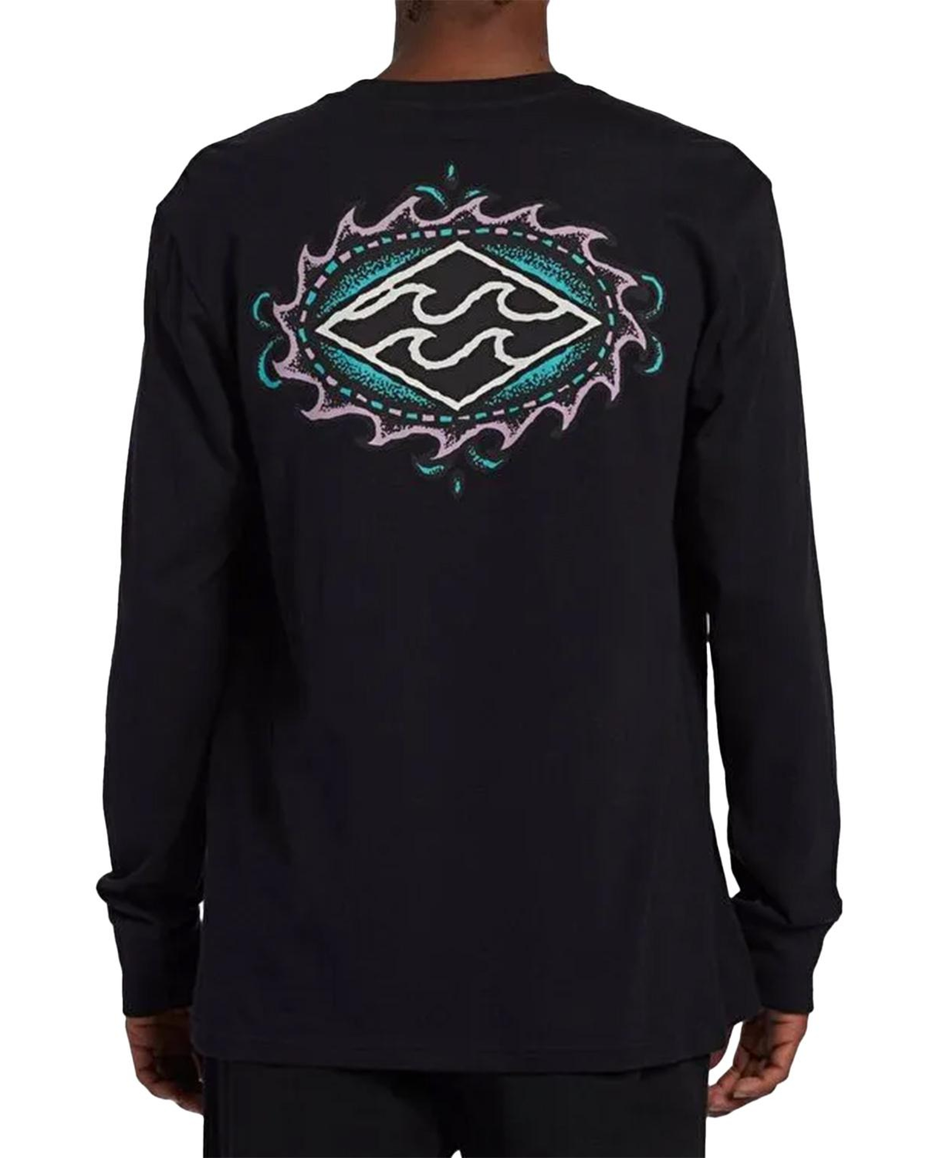 Billabong Crayon Wave Tees Erkek Siyah Tişört