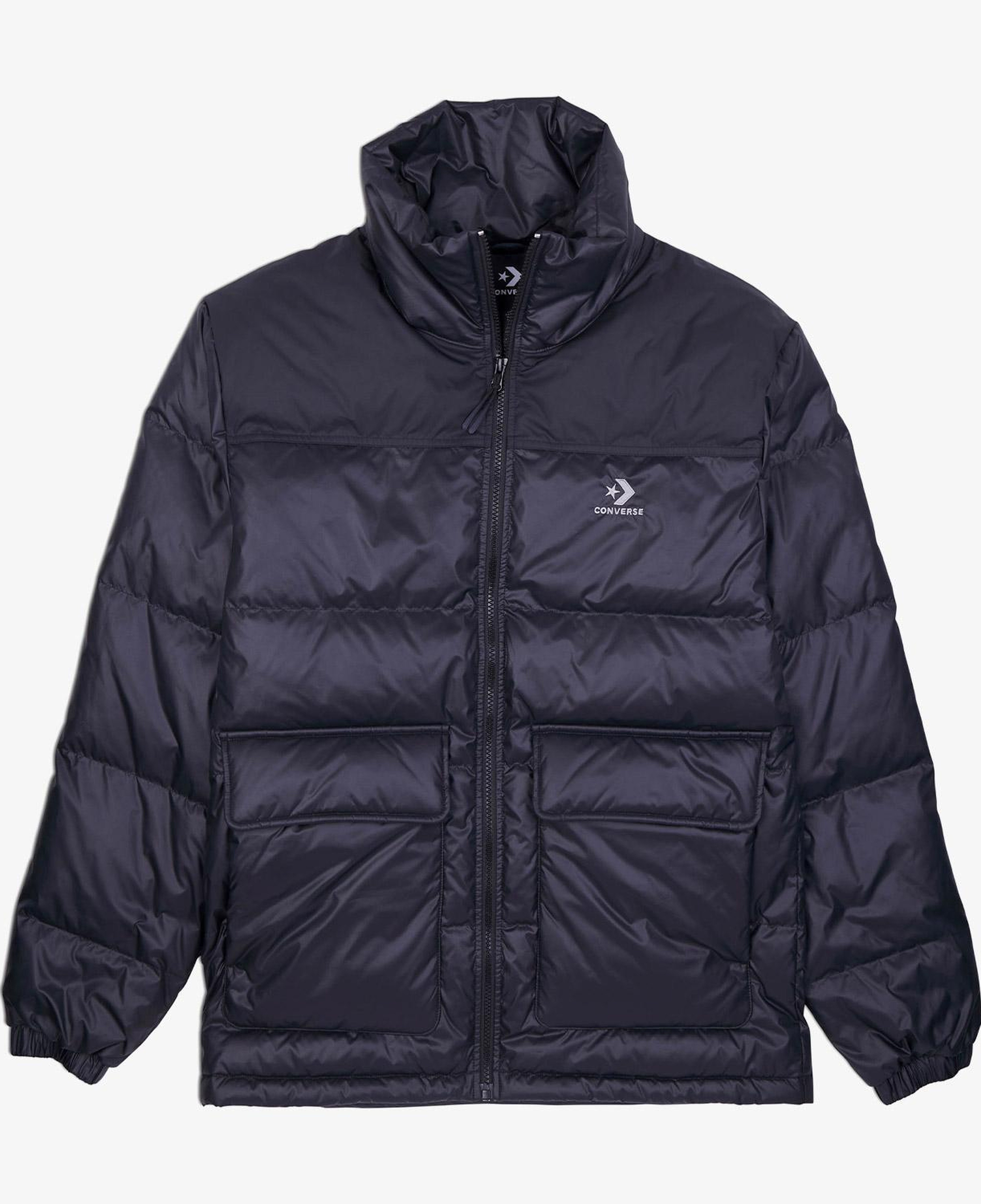 Converse Erkek Dik Yaka Lacivert Şişme Mont