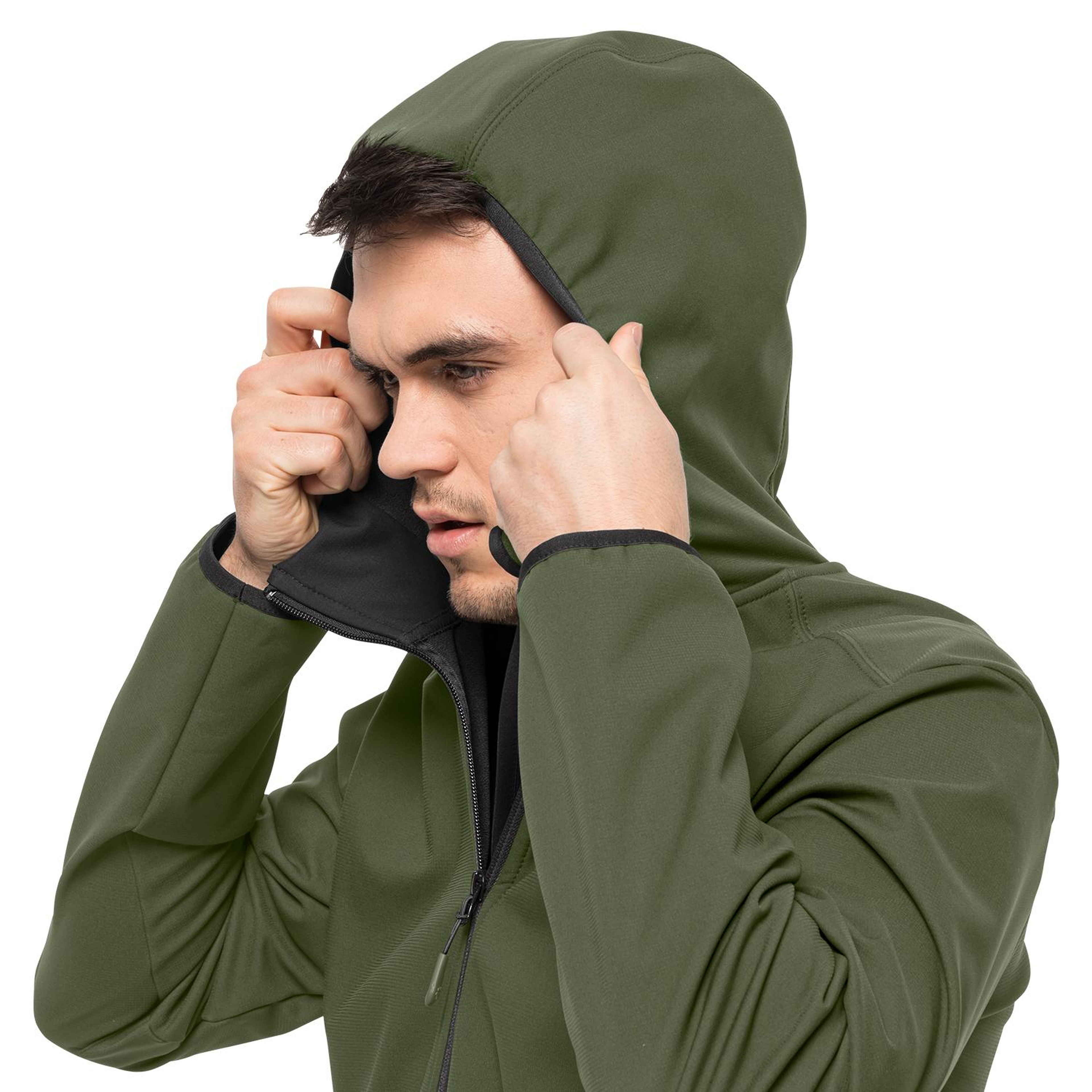 Jack Wolfskin Bornberg Hoody Erkek Yeşil Softshell