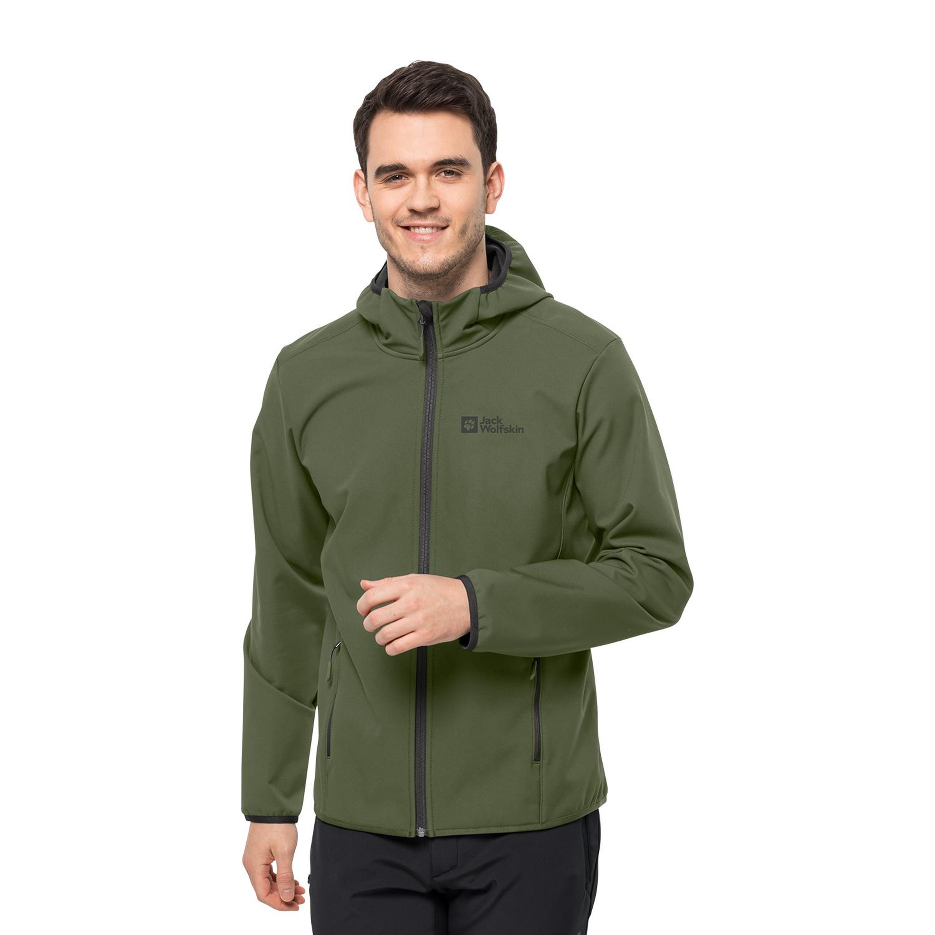 Jack Wolfskin Bornberg Hoody Erkek Yeşil Softshell