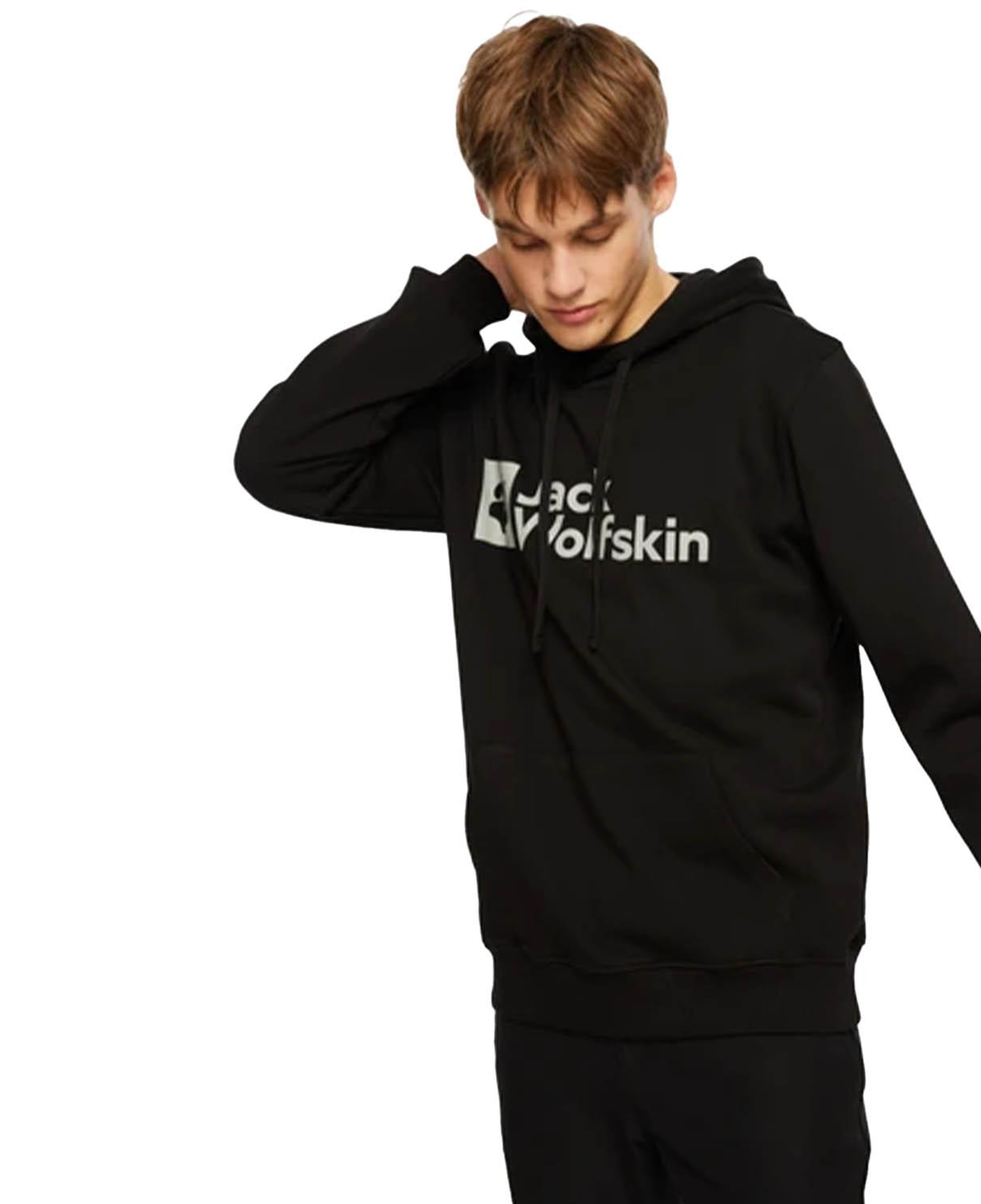 Jack Wolfskin Arthur Hoody Erkek Siyah Sweatshirt