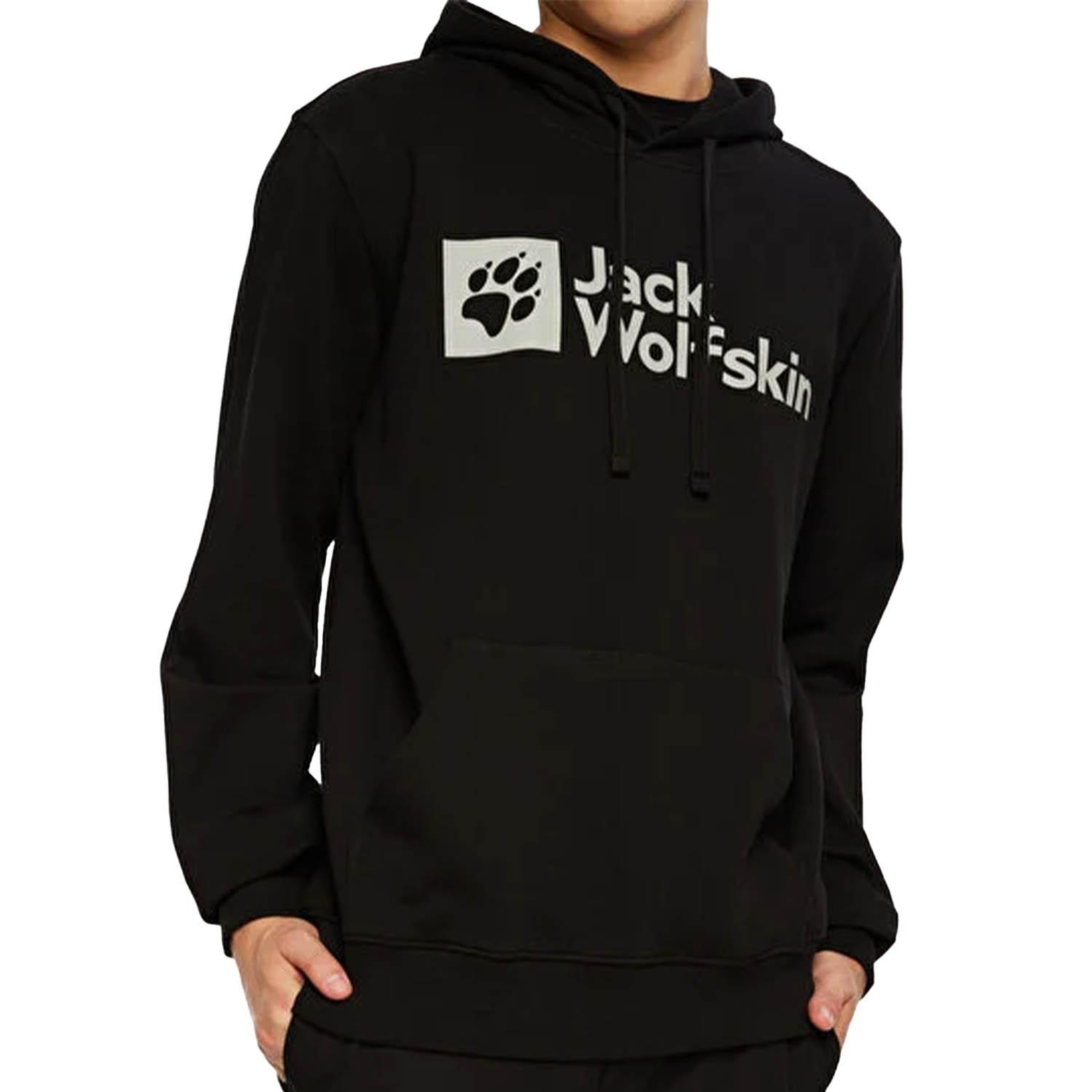 Jack Wolfskin Arthur Hoody Erkek Siyah Sweatshirt
