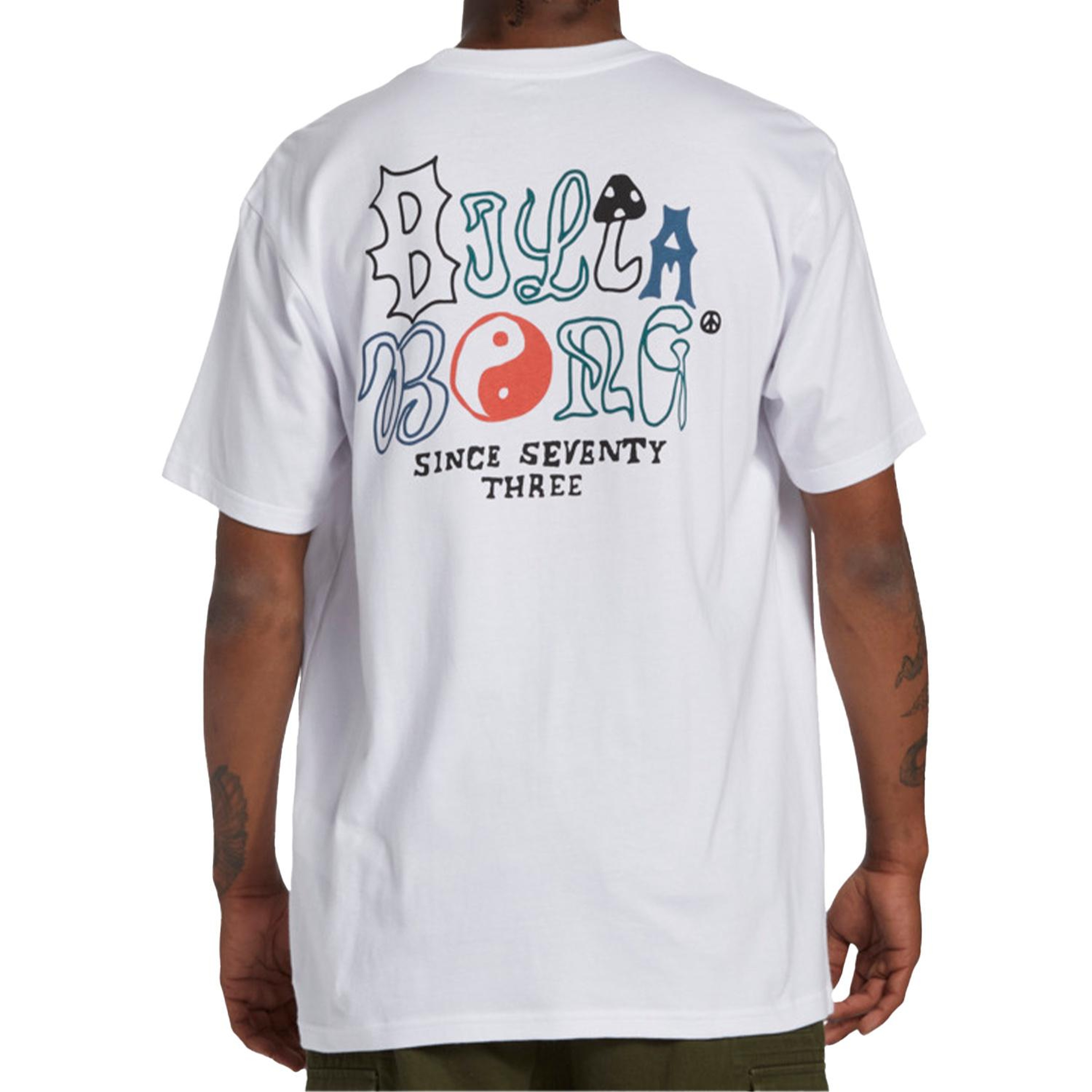 Billabong Worded Tees Erkek Beyaz Tişört
