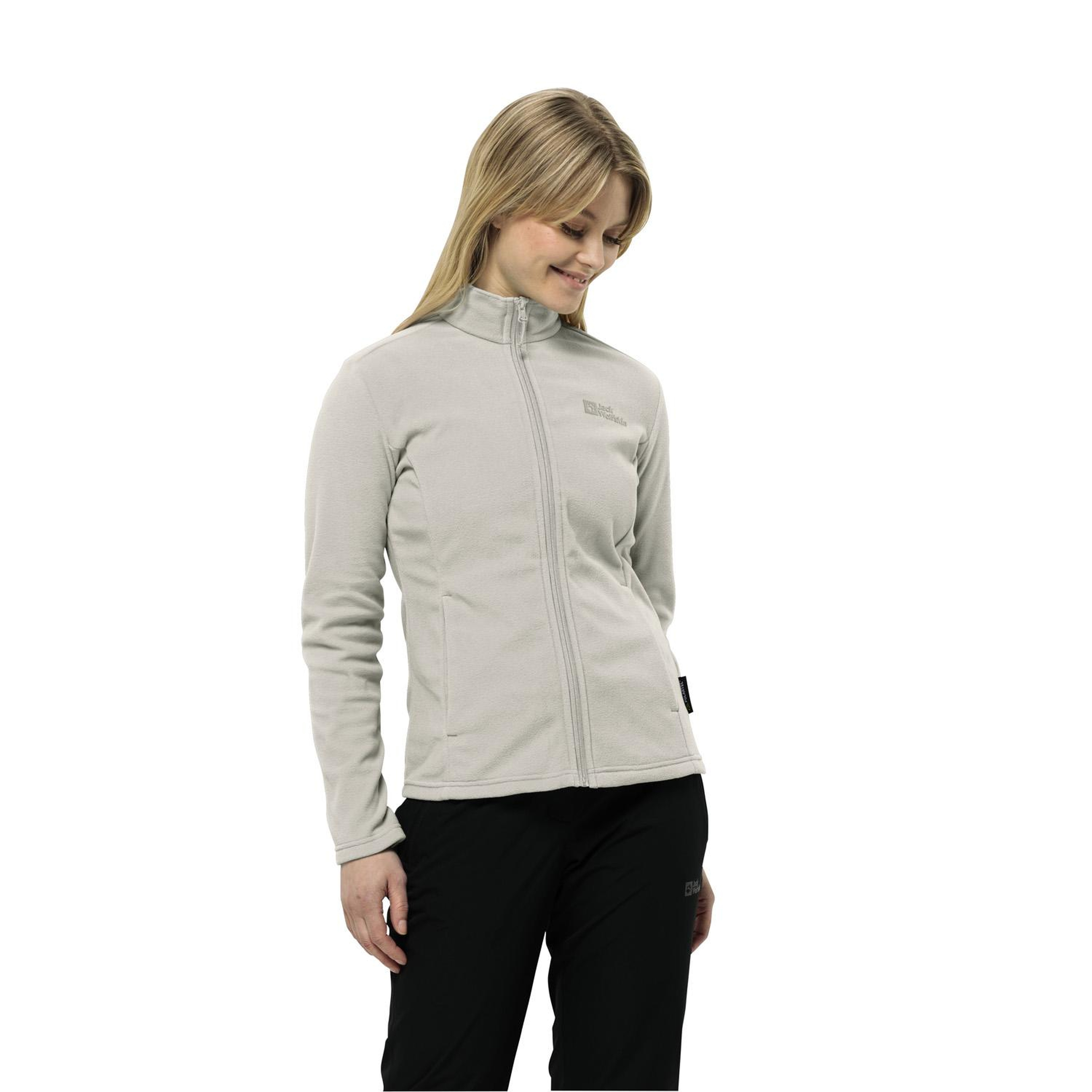 Jack Wolfskin Taunus Fz Kadın Bej Polar Ceket