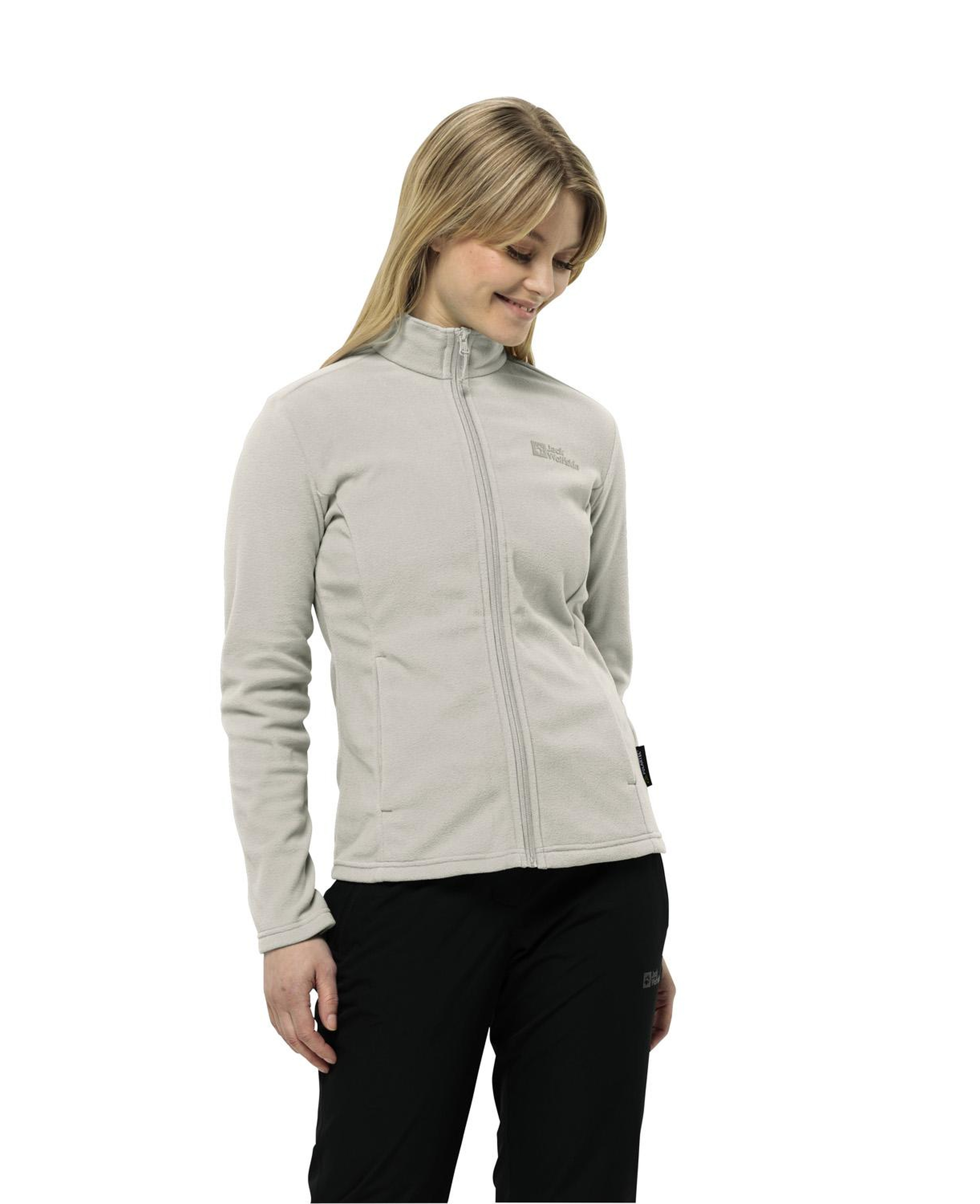 Jack Wolfskin Taunus Fz Kadın Bej Polar Ceket