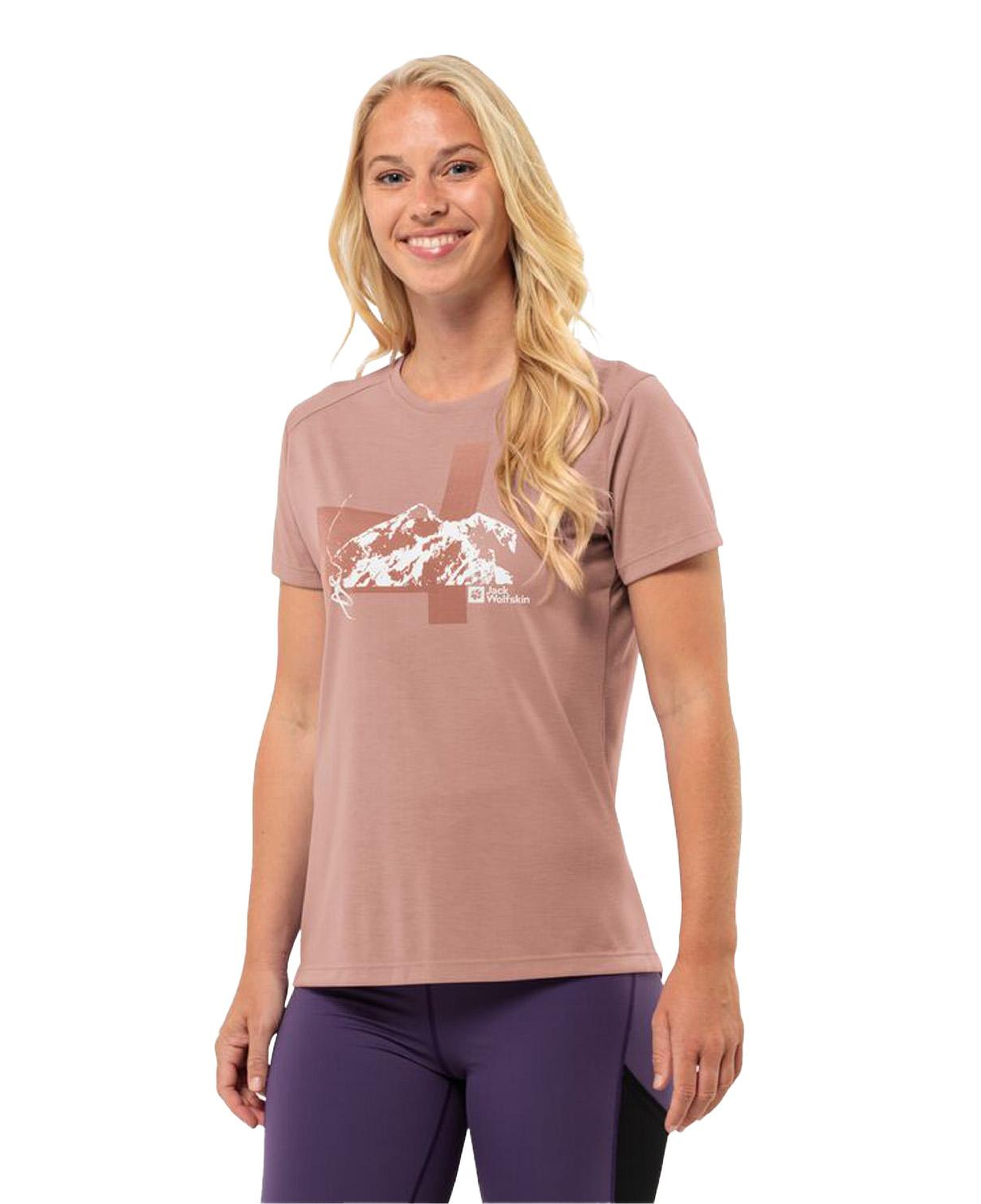 Jack Wolfskin Vonnan S/s Graphic T Kadın Tişört