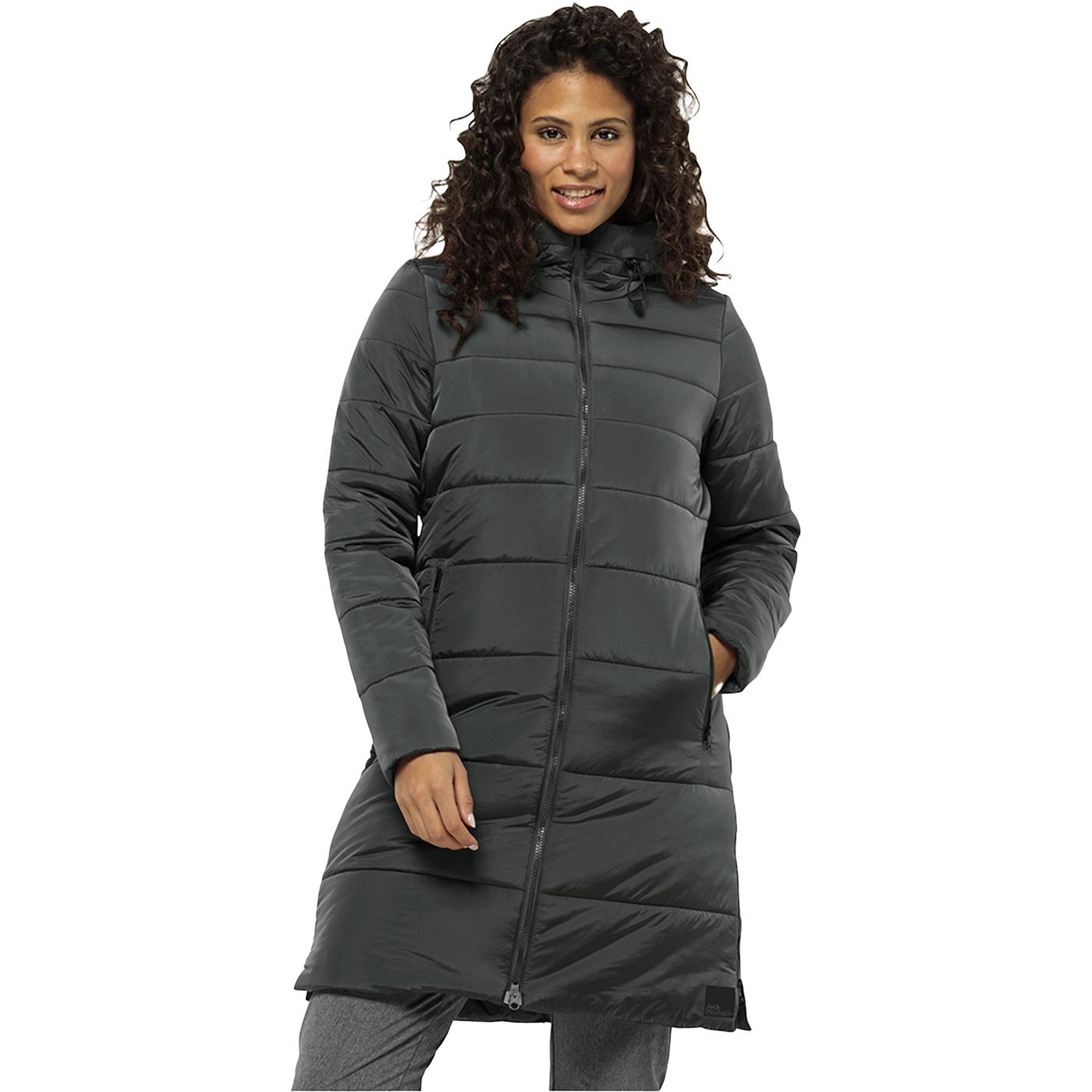 Jack Wolfskin Eisbach Coat Kadın Yeşil Outdoor Ceketi