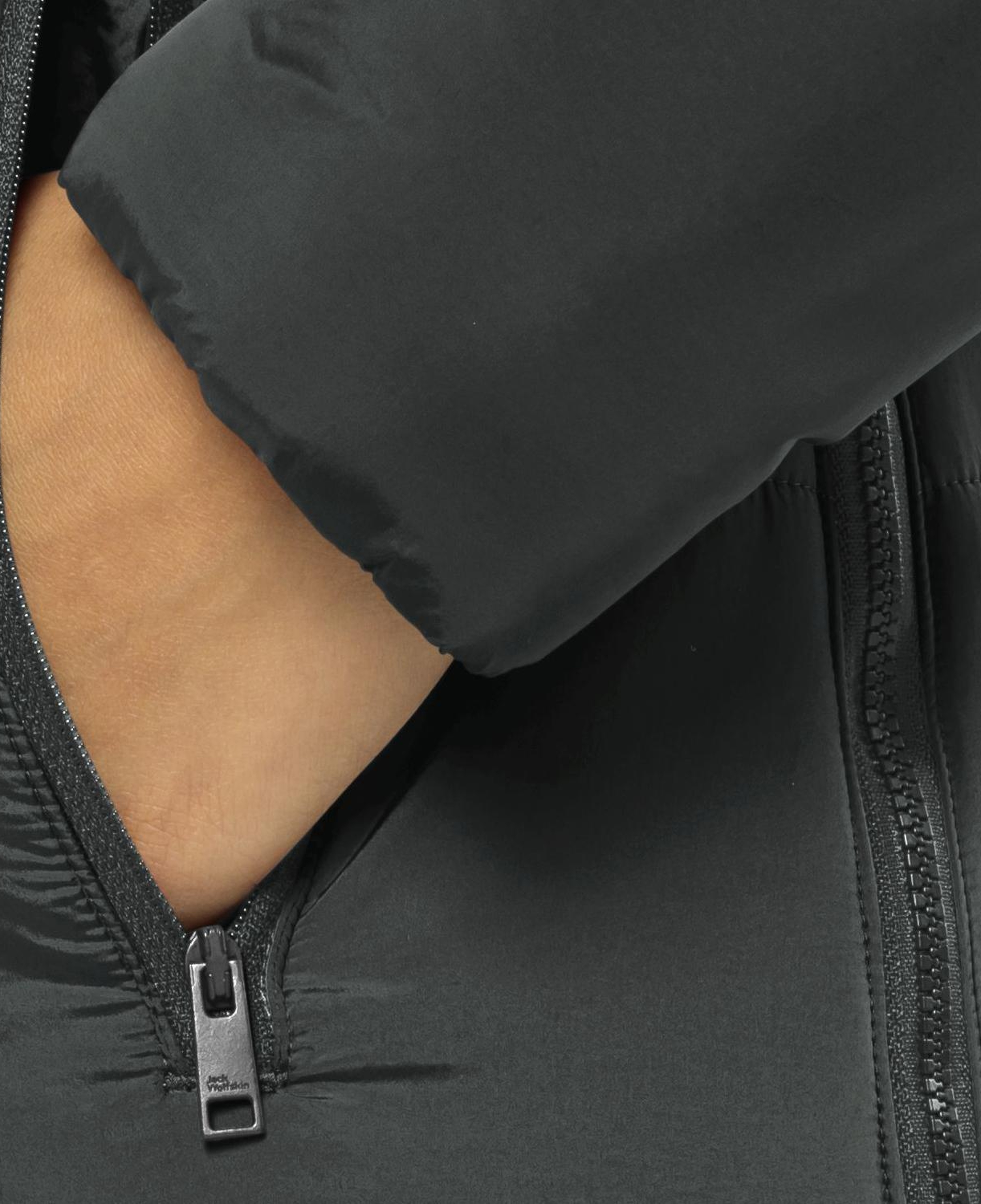 Jack Wolfskin Eisbach Coat Kadın Yeşil Outdoor Ceketi