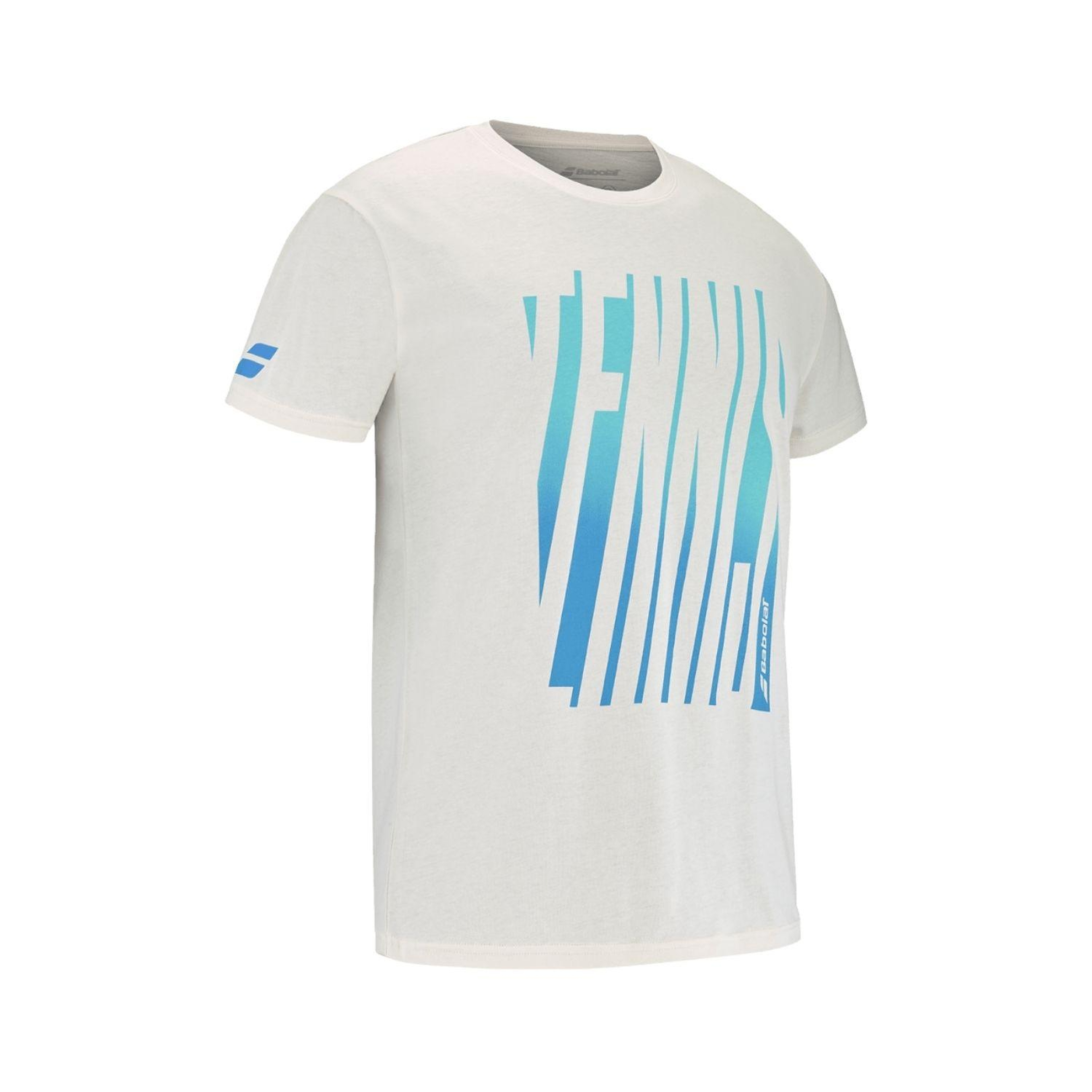 Babolat Exercise Message Tee Men Erkek Bej Tişört