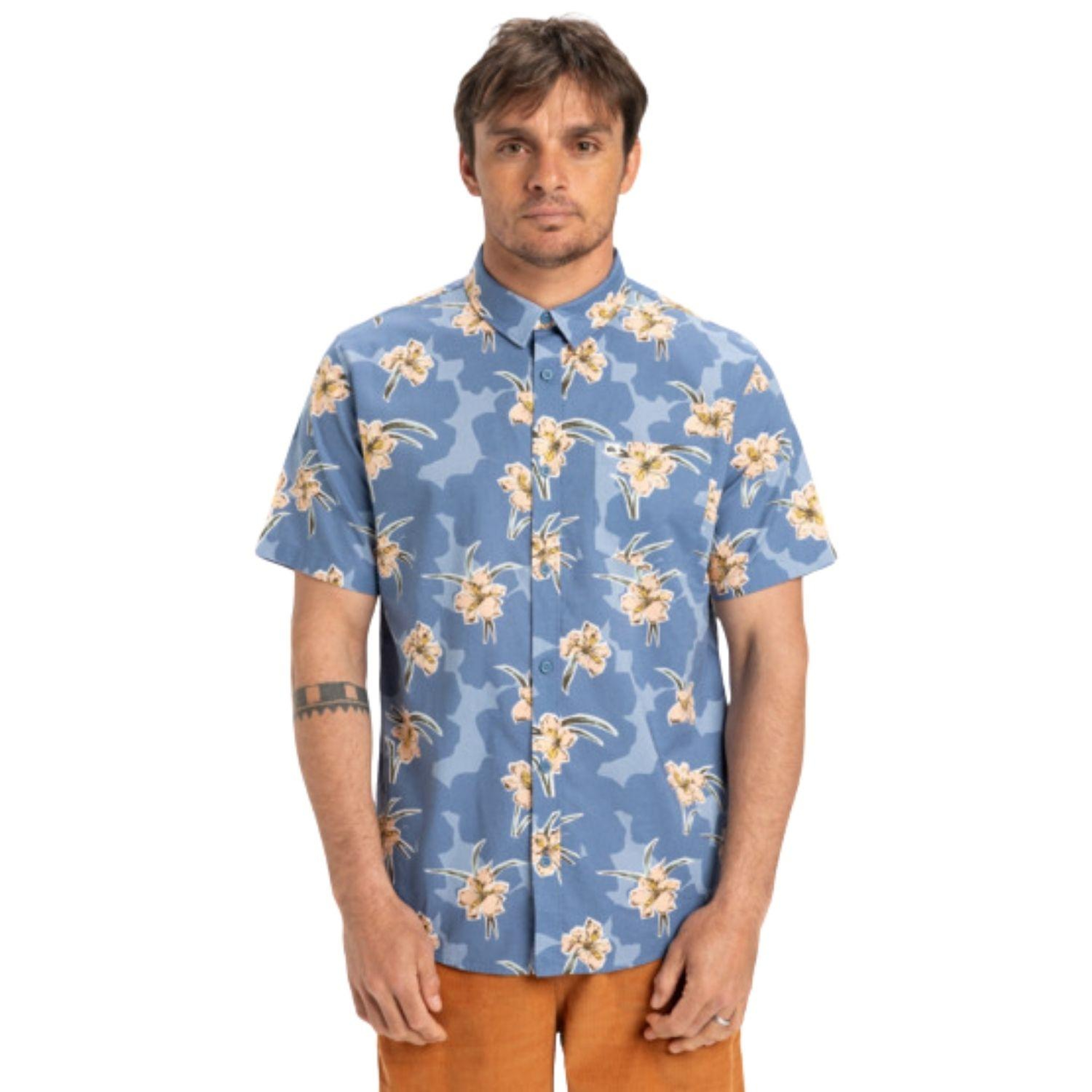 Quiksilver Apero Classic Erkek Mavi Gömlek