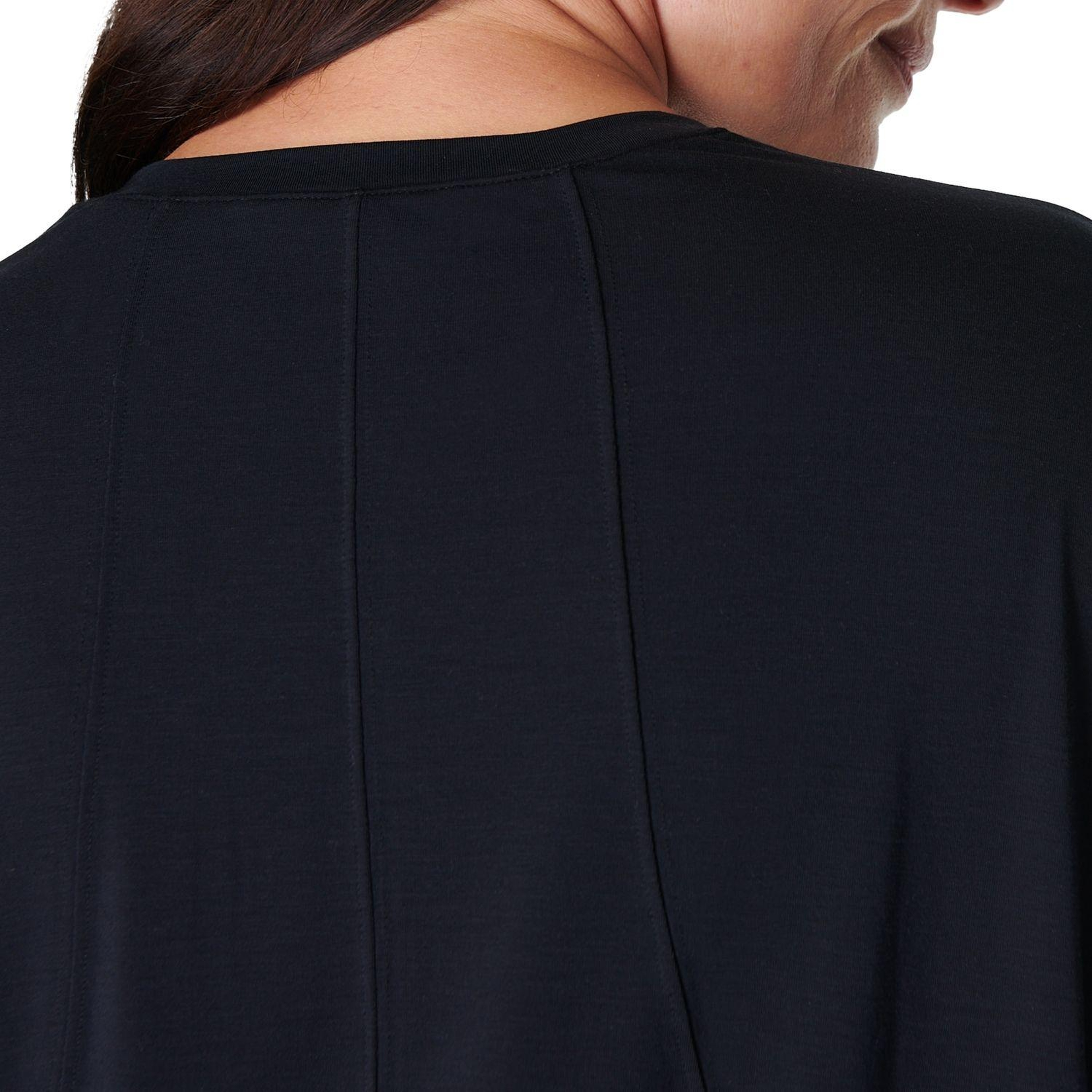 Sweaty Betty Soft Flow Studio Long Sleeve T Kadın Siyah Tank Top