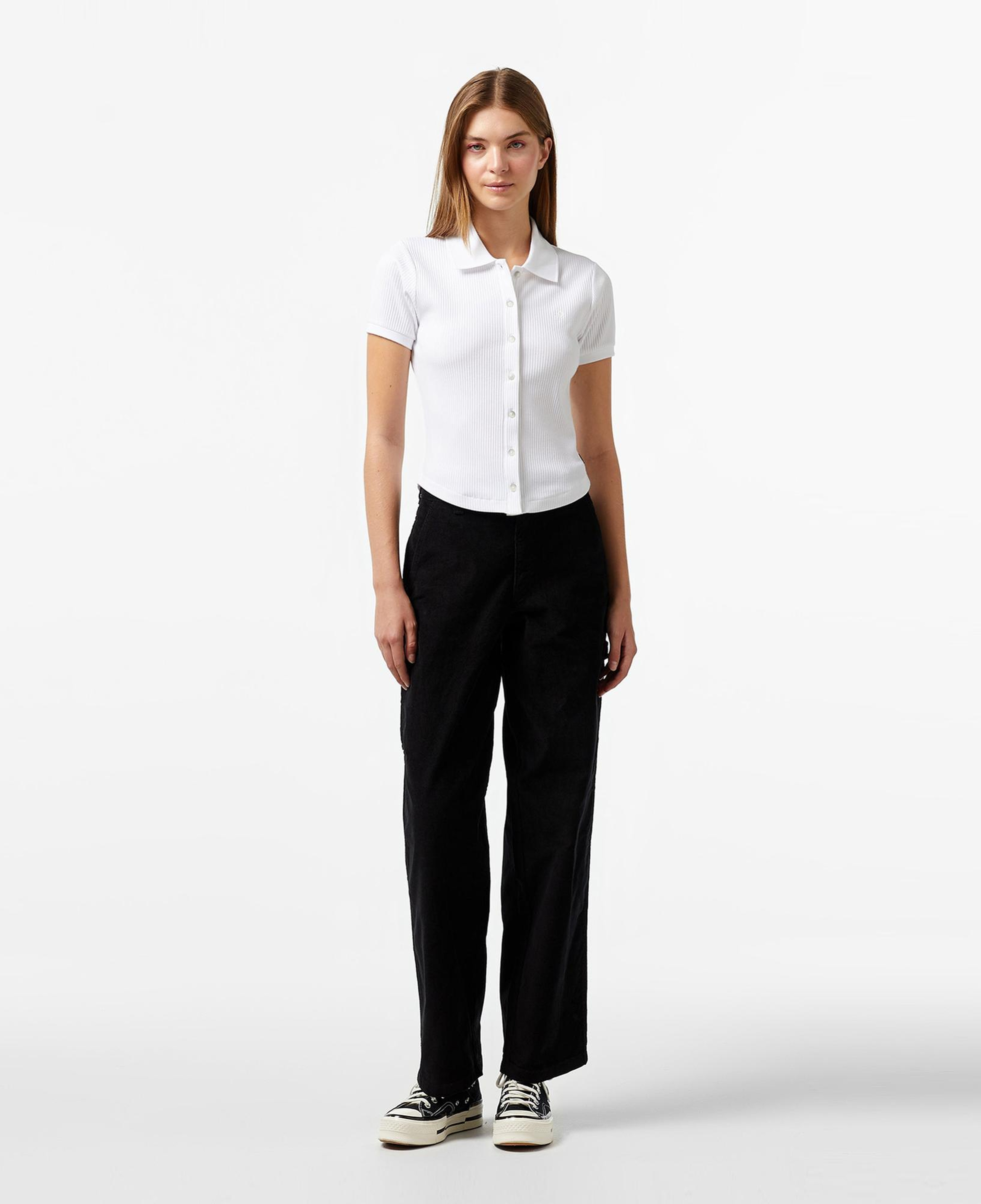 Converse Slim Fit Kadın Beyaz Polo