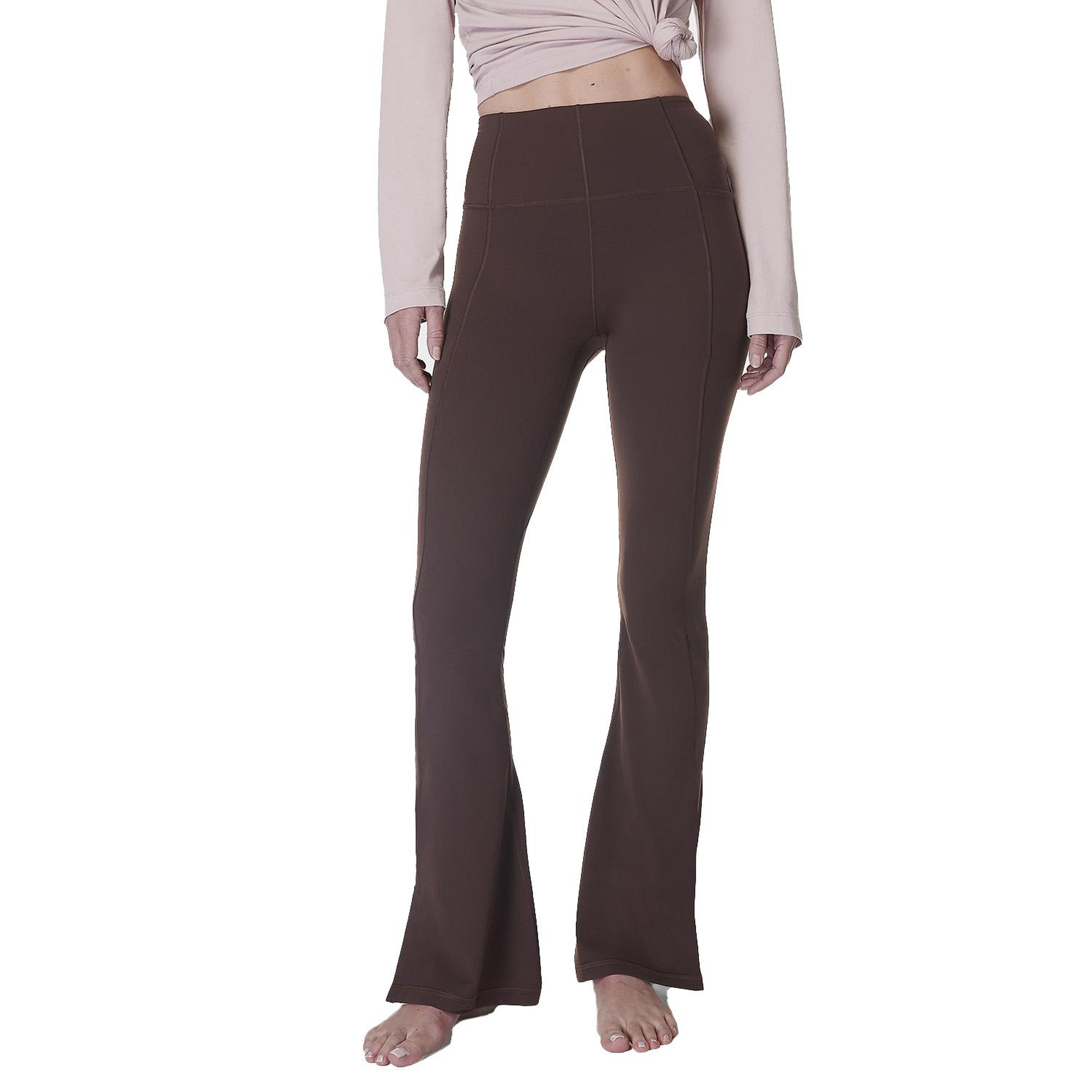 Sweaty Betty Super Soft Flare 32 Yoga Trou Kadın Kahverengi Pantolon