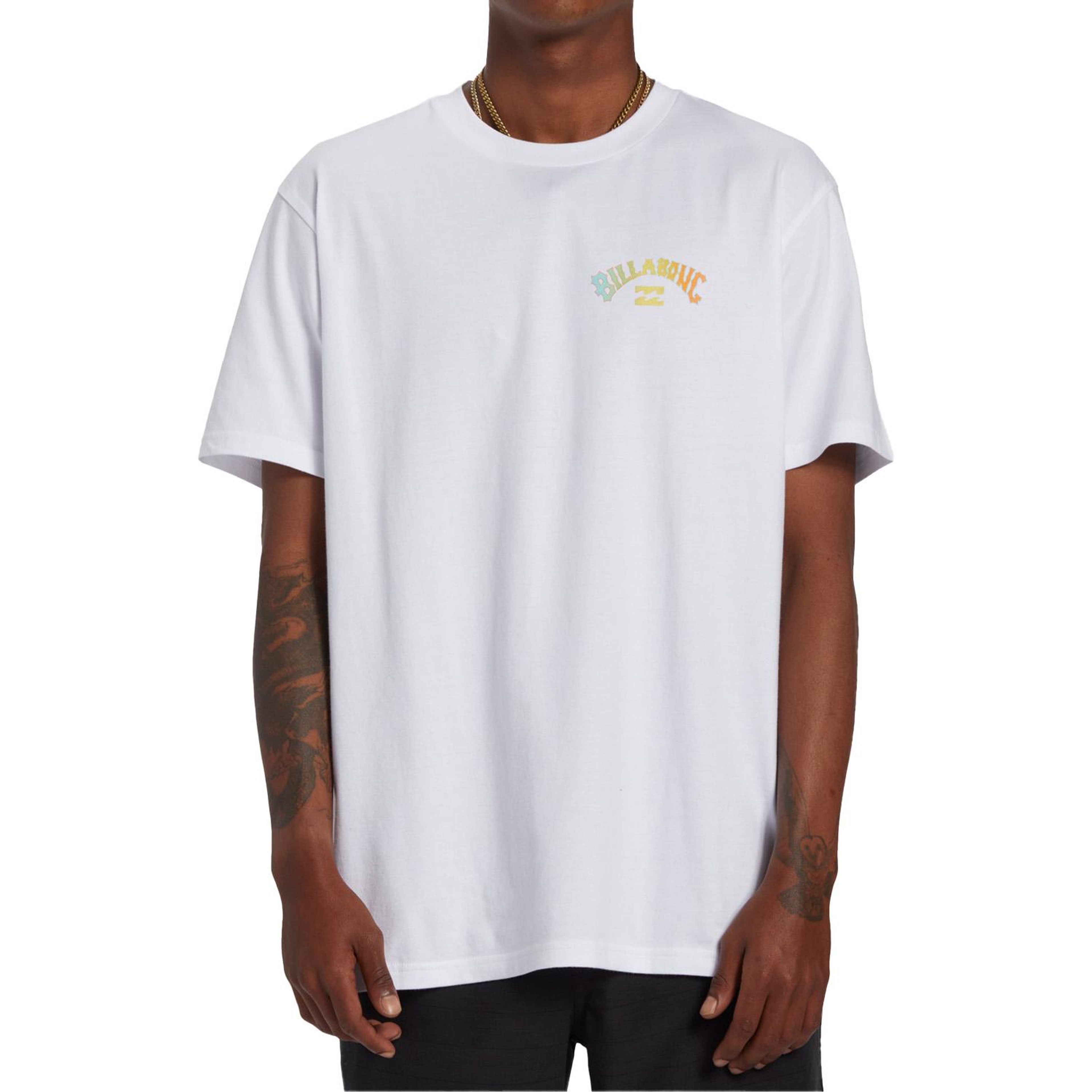 Billabong Arch Fill Tees Erkek Beyaz Tişört