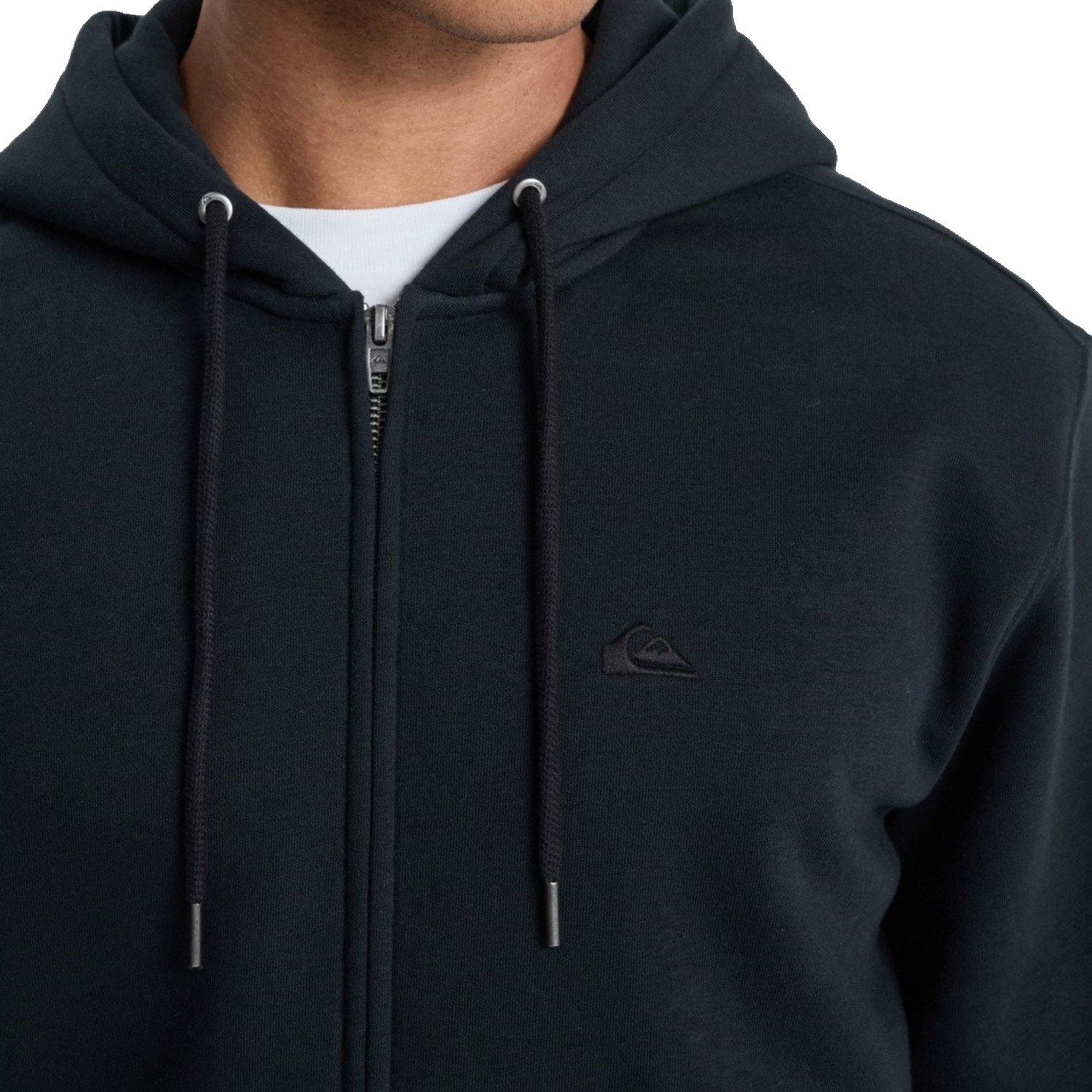 Quiksilver Salt Water Zip Hoodie Erkek Siyah Sweatshirt