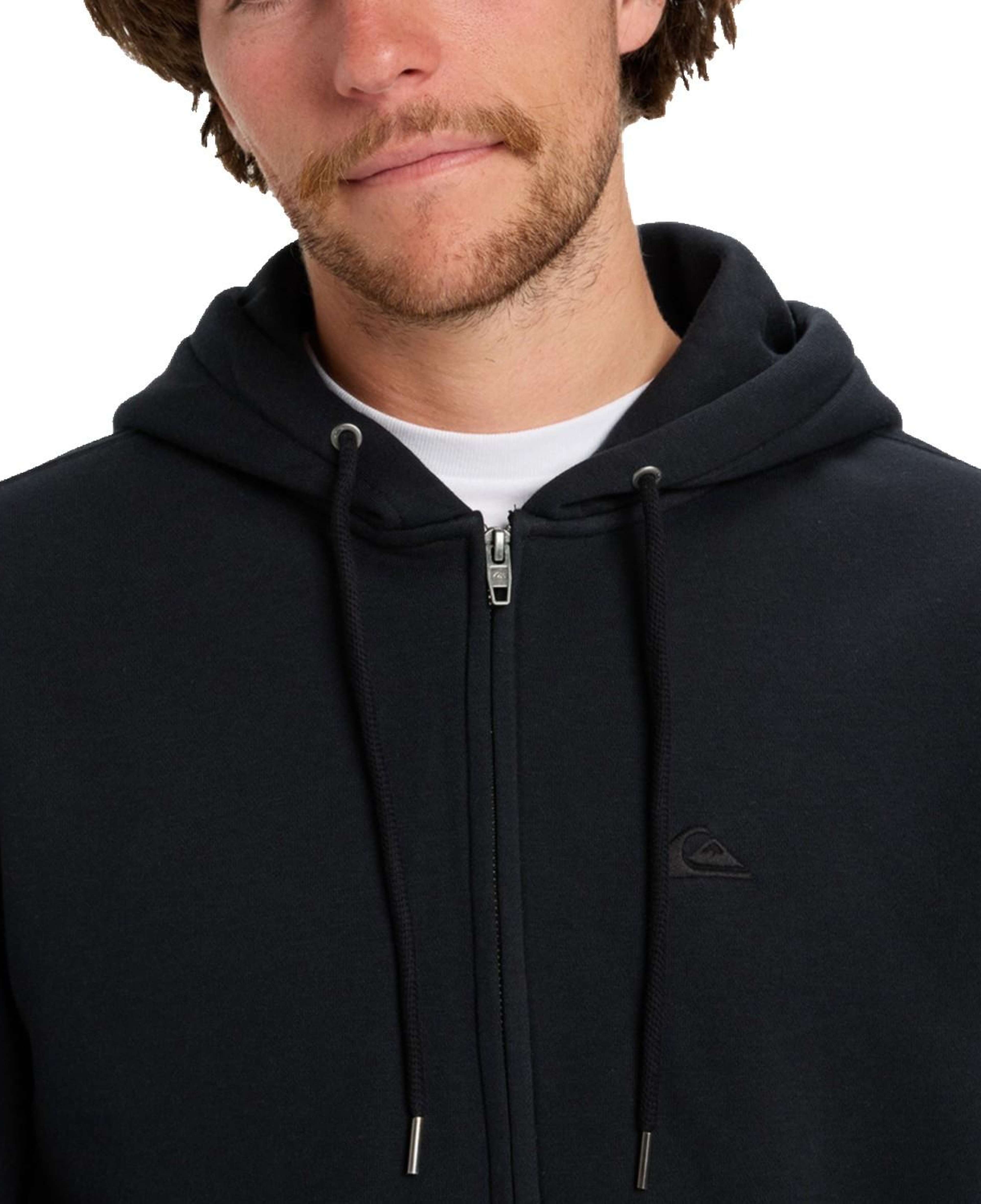 Quiksilver Salt Water Zip Hoodie Erkek Siyah Sweatshirt
