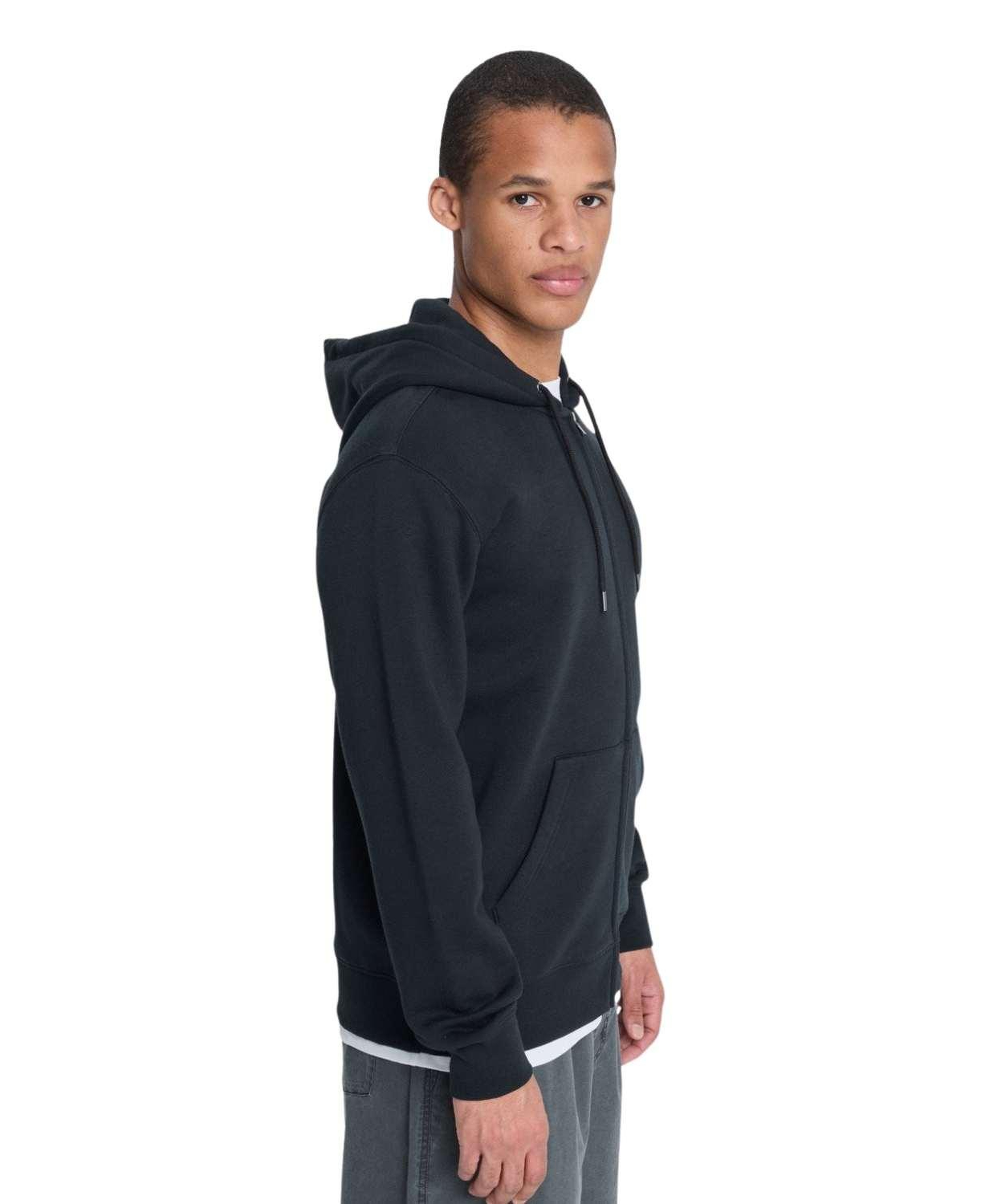 Quiksilver Salt Water Zip Hoodie Erkek Siyah Sweatshirt