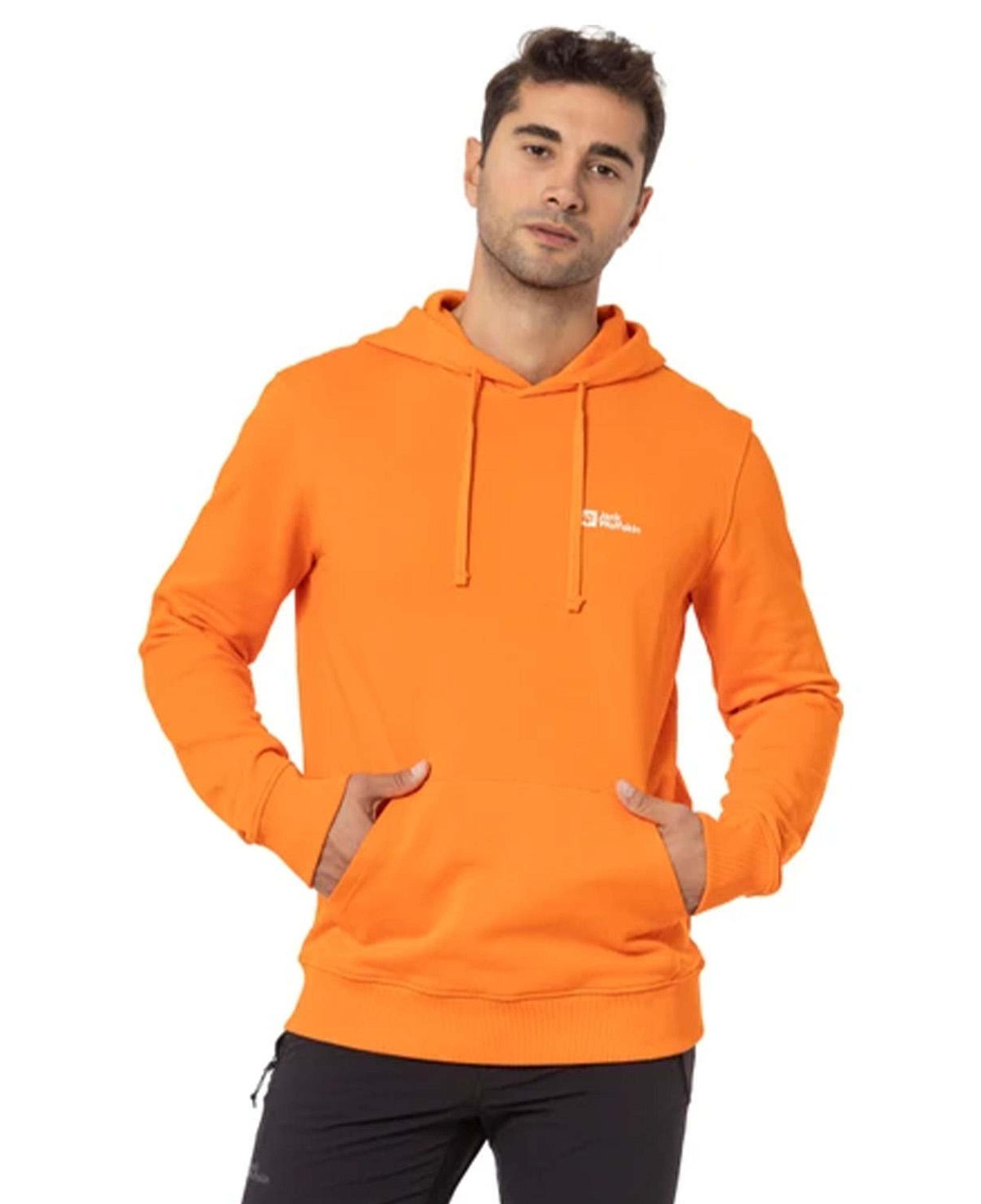 Jack Wolfskin Tommy Hoody Erkek Turuncu Sweatshirt