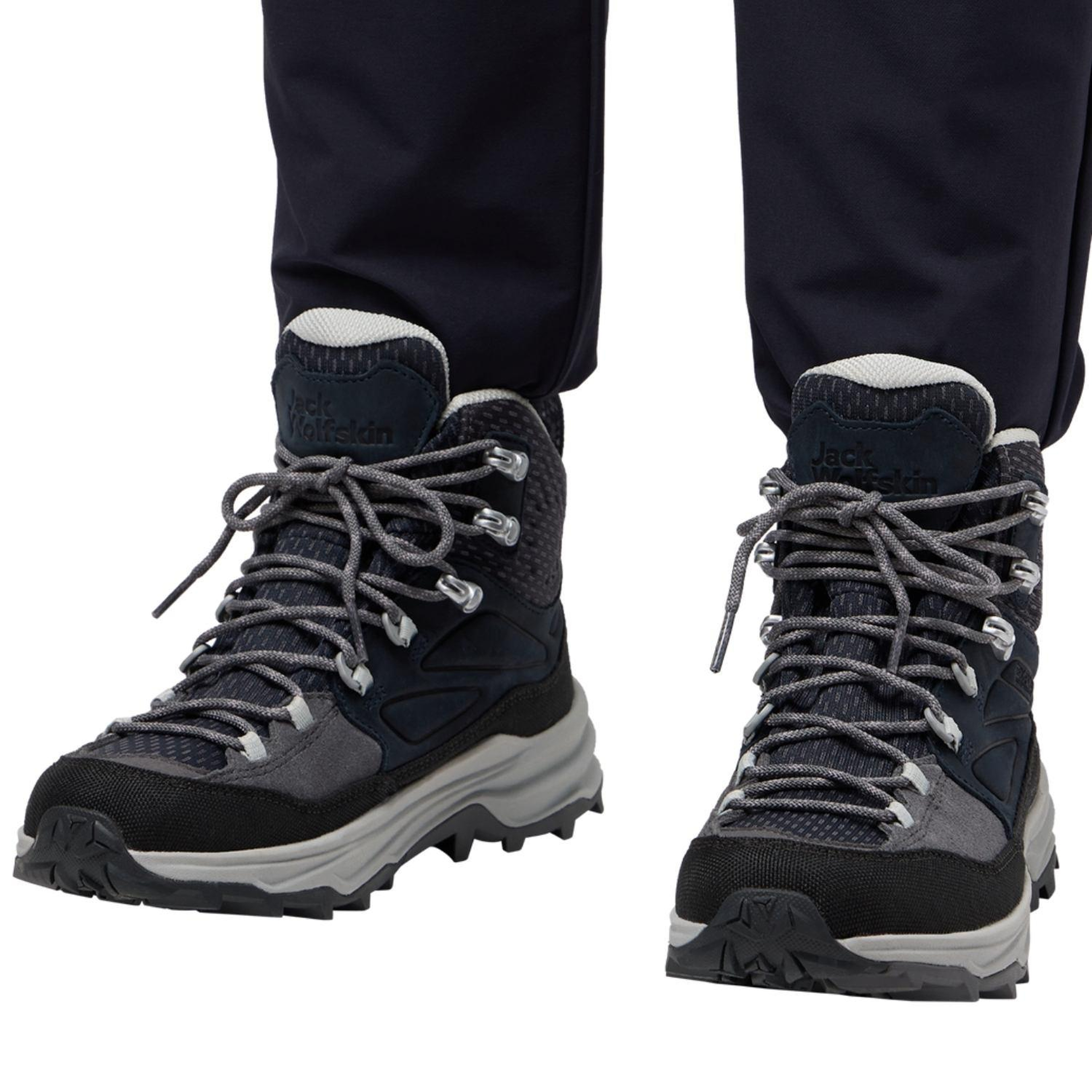 Jack Wolfskin Cyrox Texapore Mid Kadın Mavi Bot