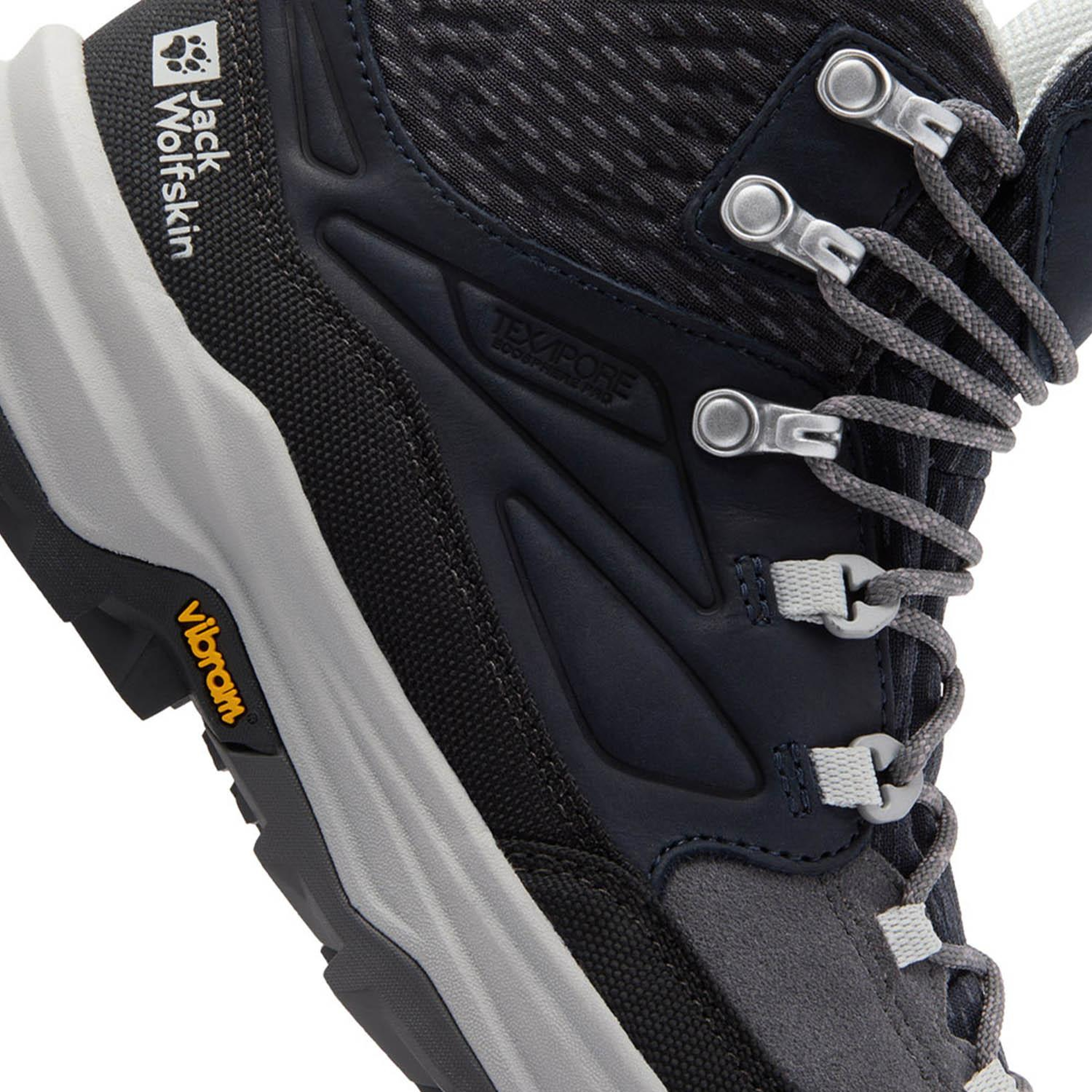 Jack Wolfskin Cyrox Texapore Mid Kadın Mavi Bot