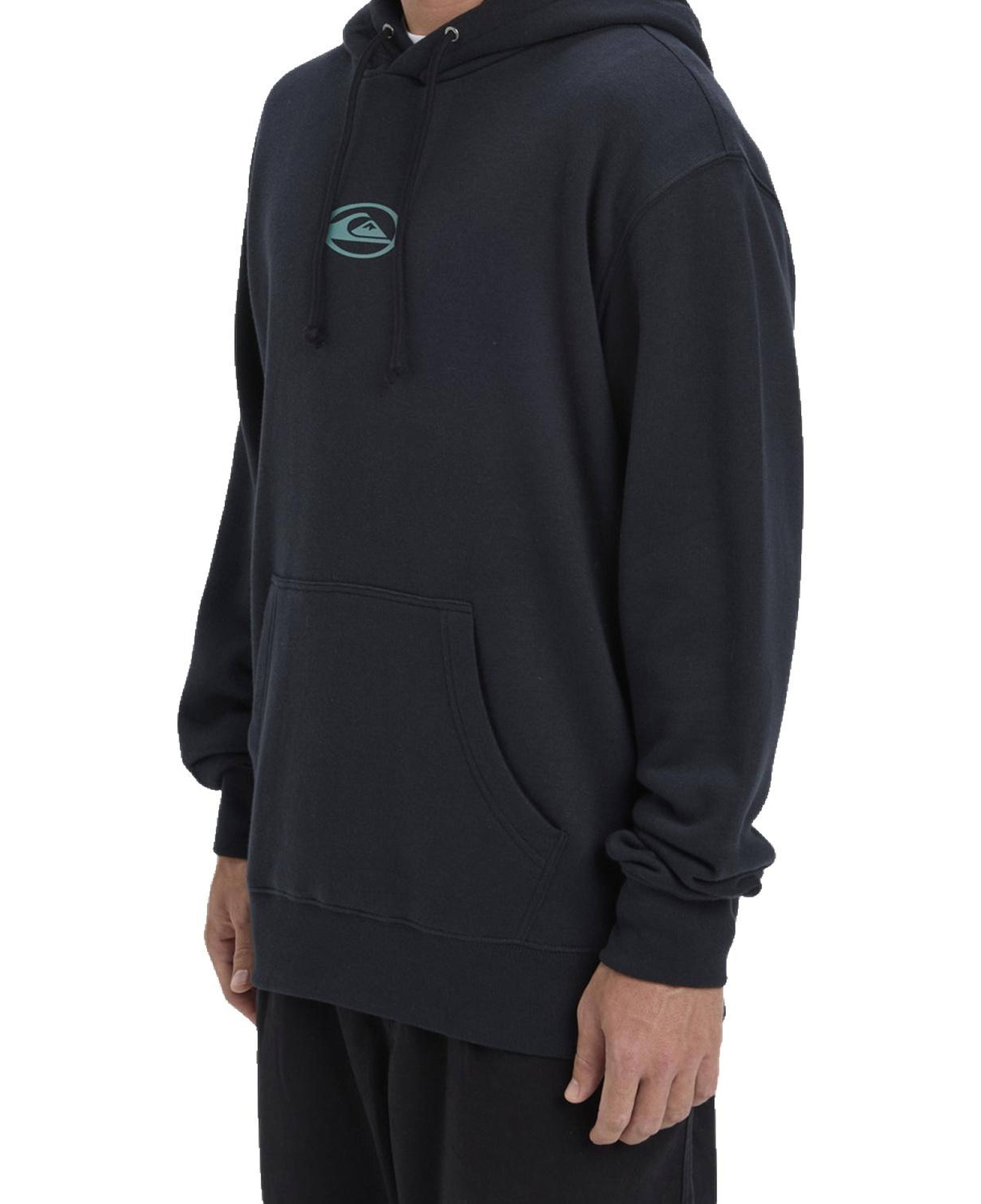 Quiksilver Salt Water Graphic Hoodie Erkek Siyah Sweatshirt
