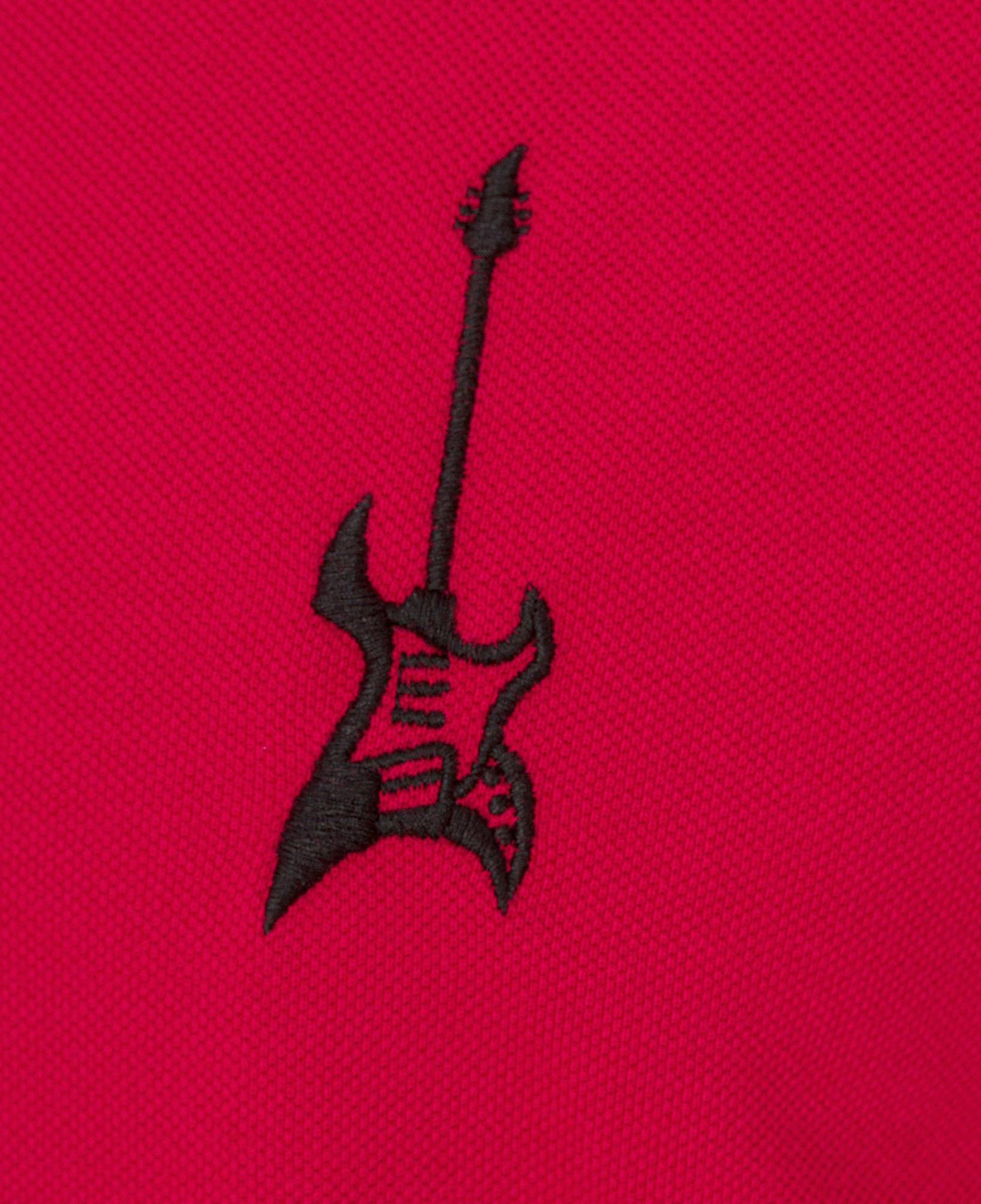 Routefield Punk Erkek Kırmızı Polo Tişört