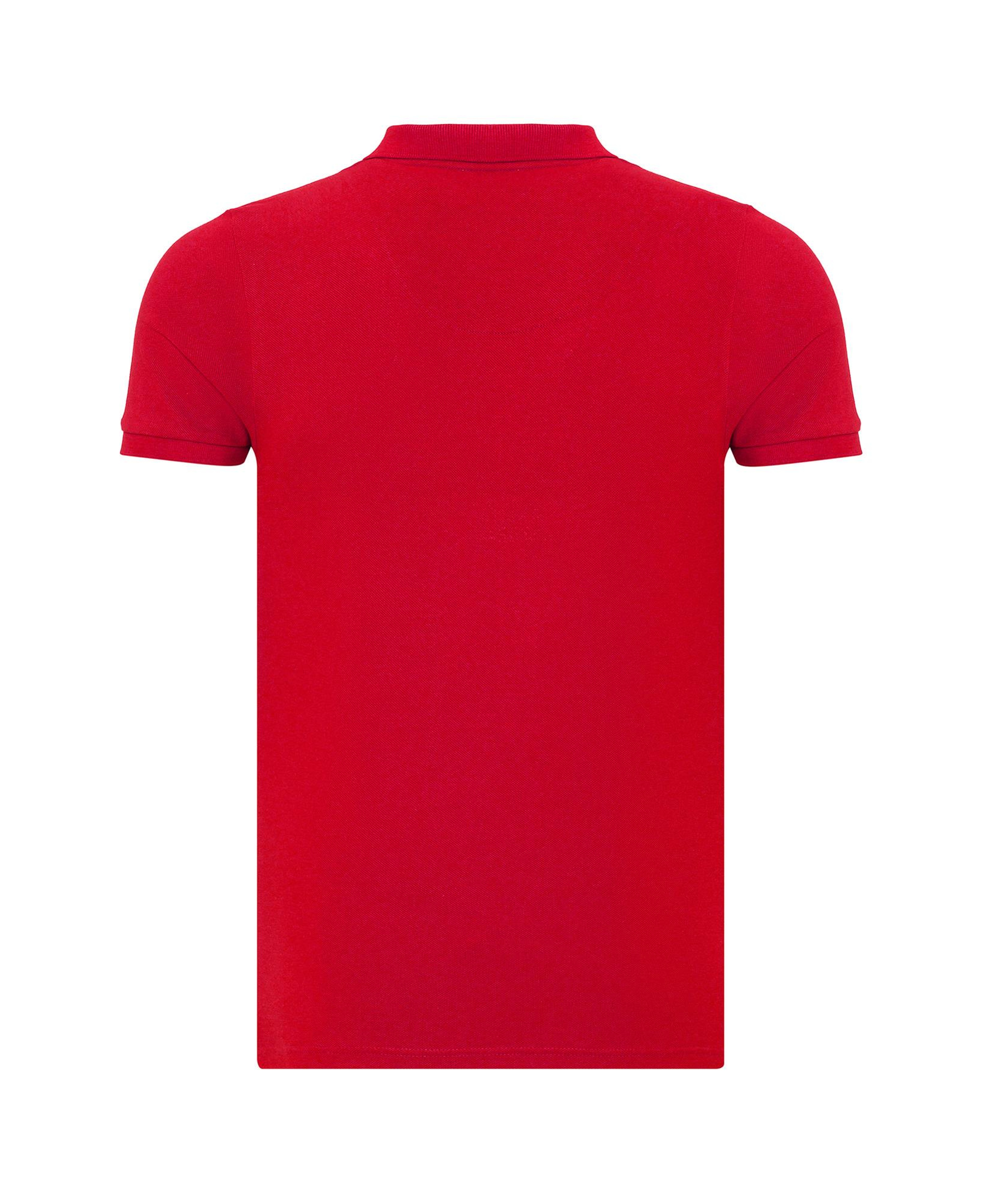 Routefield Punk Erkek Kırmızı Polo Tişört