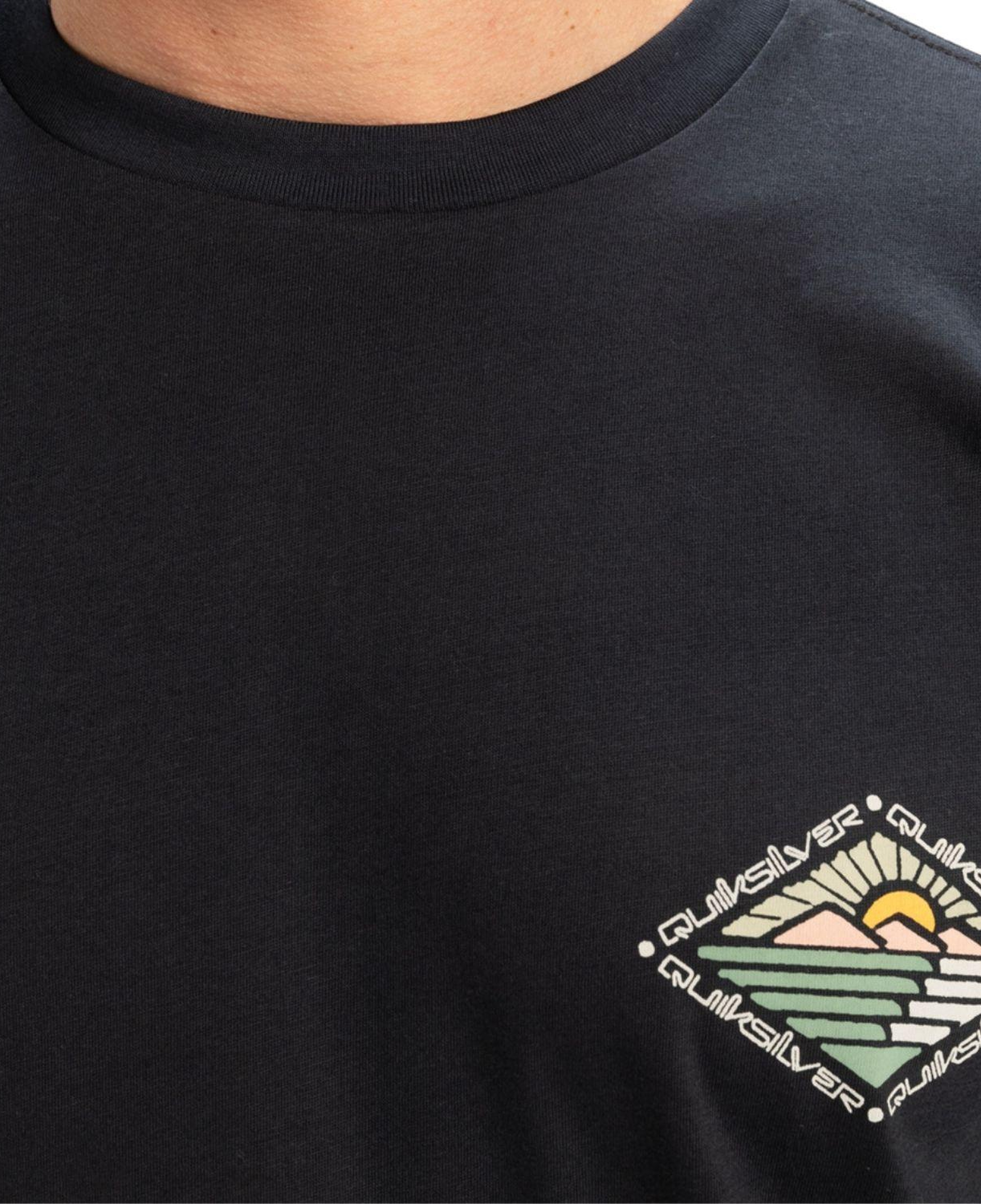 Quiksilver Evo Future Islands Erkek Siyah Tişört