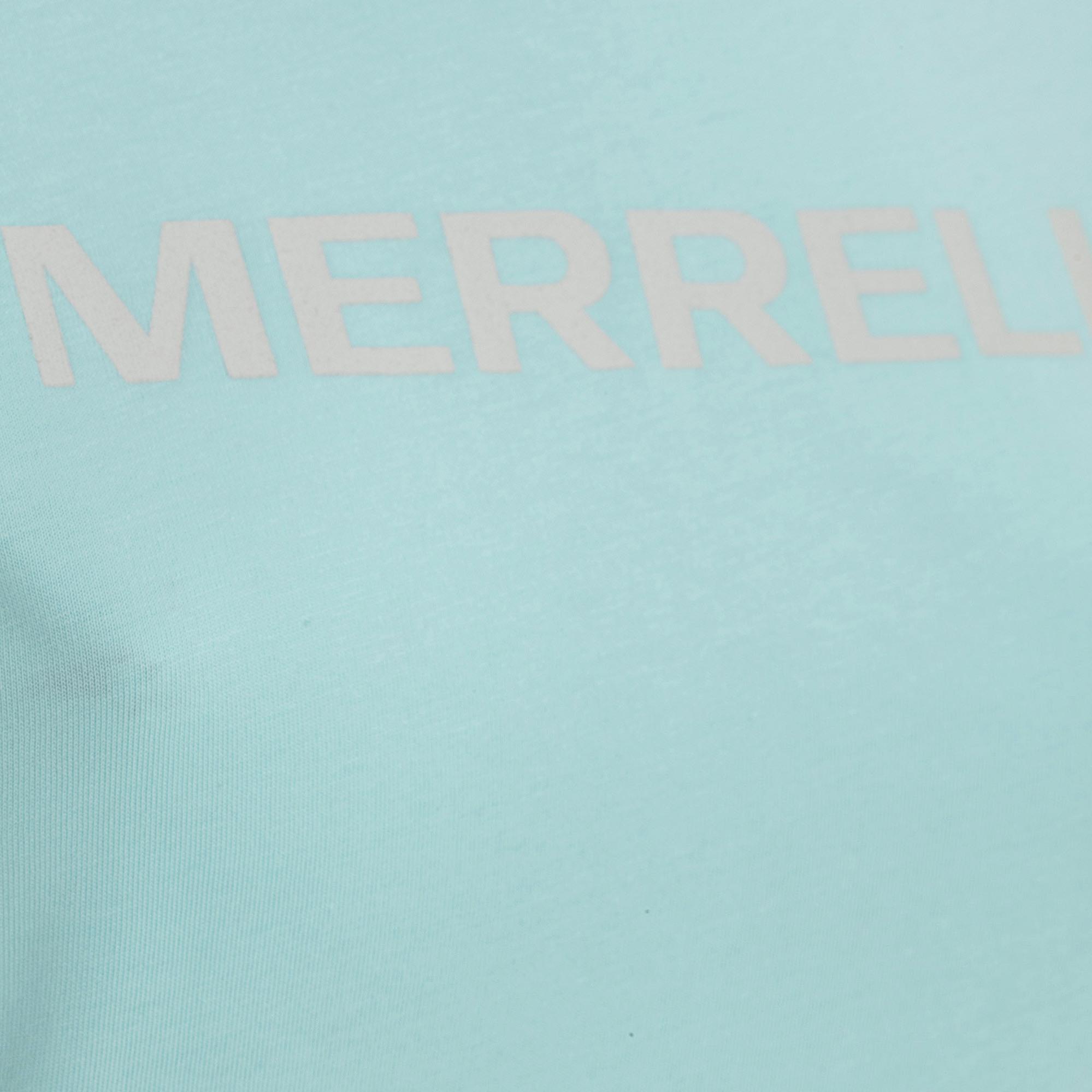 Merrell Logo Kadın Mavi Tişört