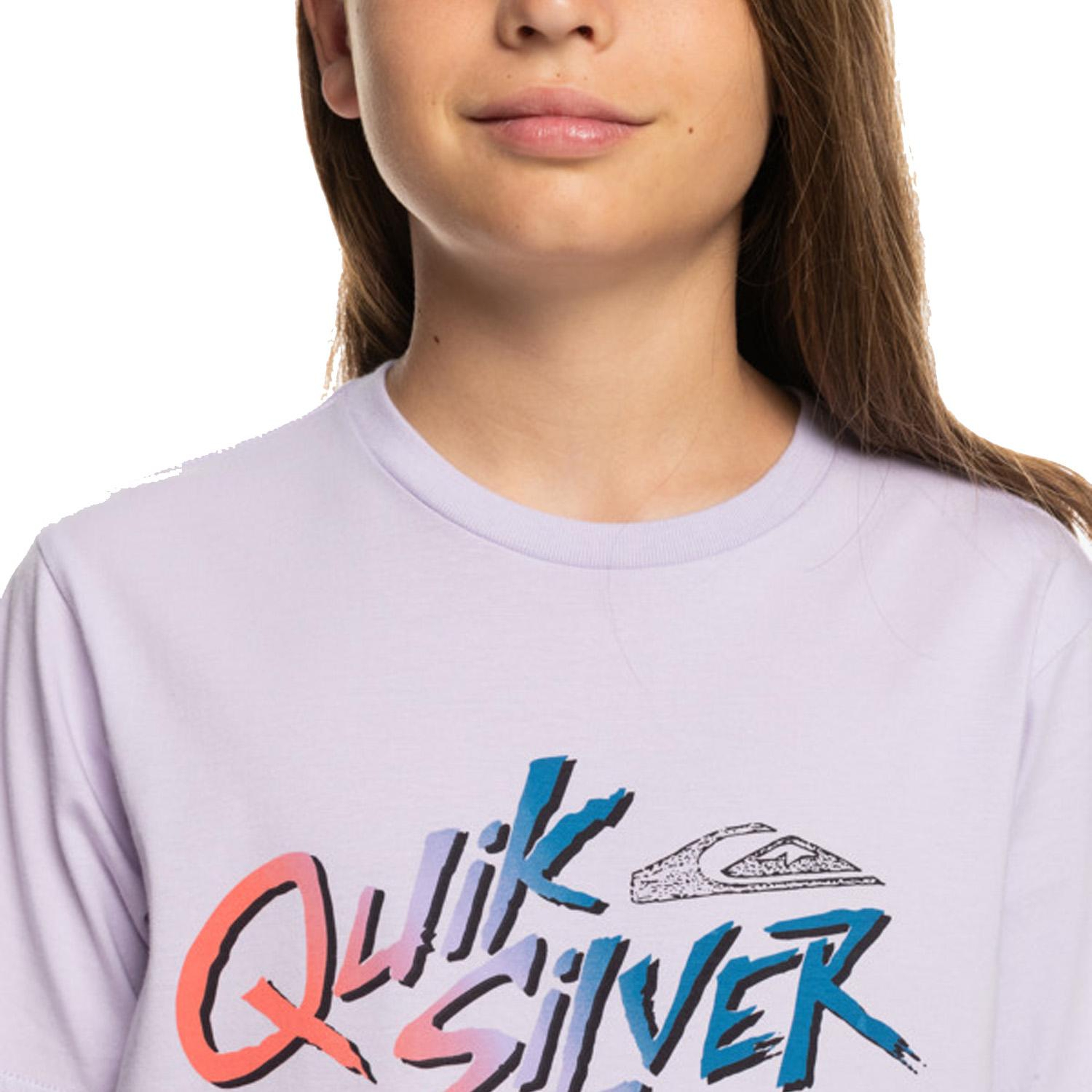 Quiksilver Signaturemove B Erkek Çocuk Mor Tişört