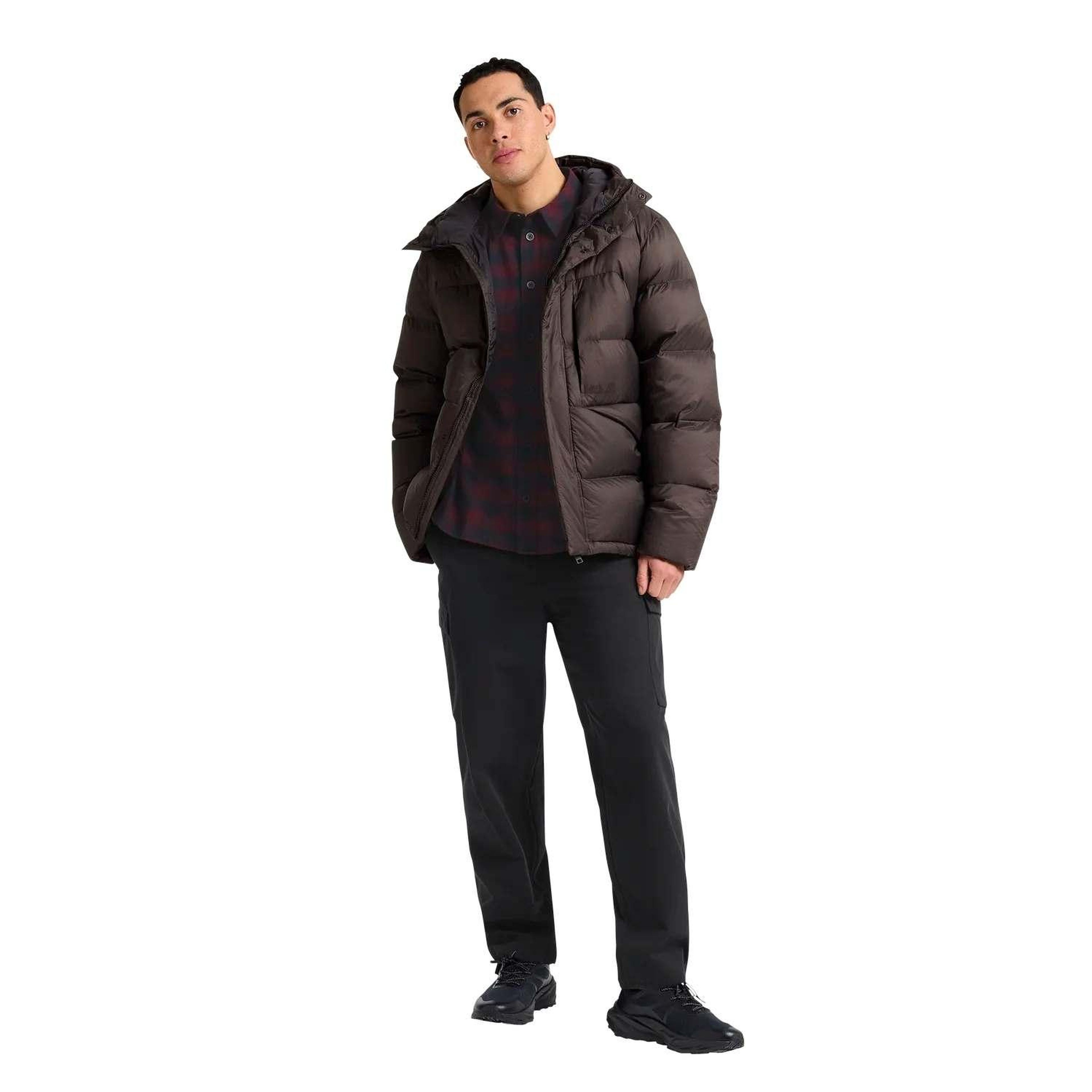 Jack Wolfskin Icy Hill Rds Erkek Kahverengi Outdoor Ceketi