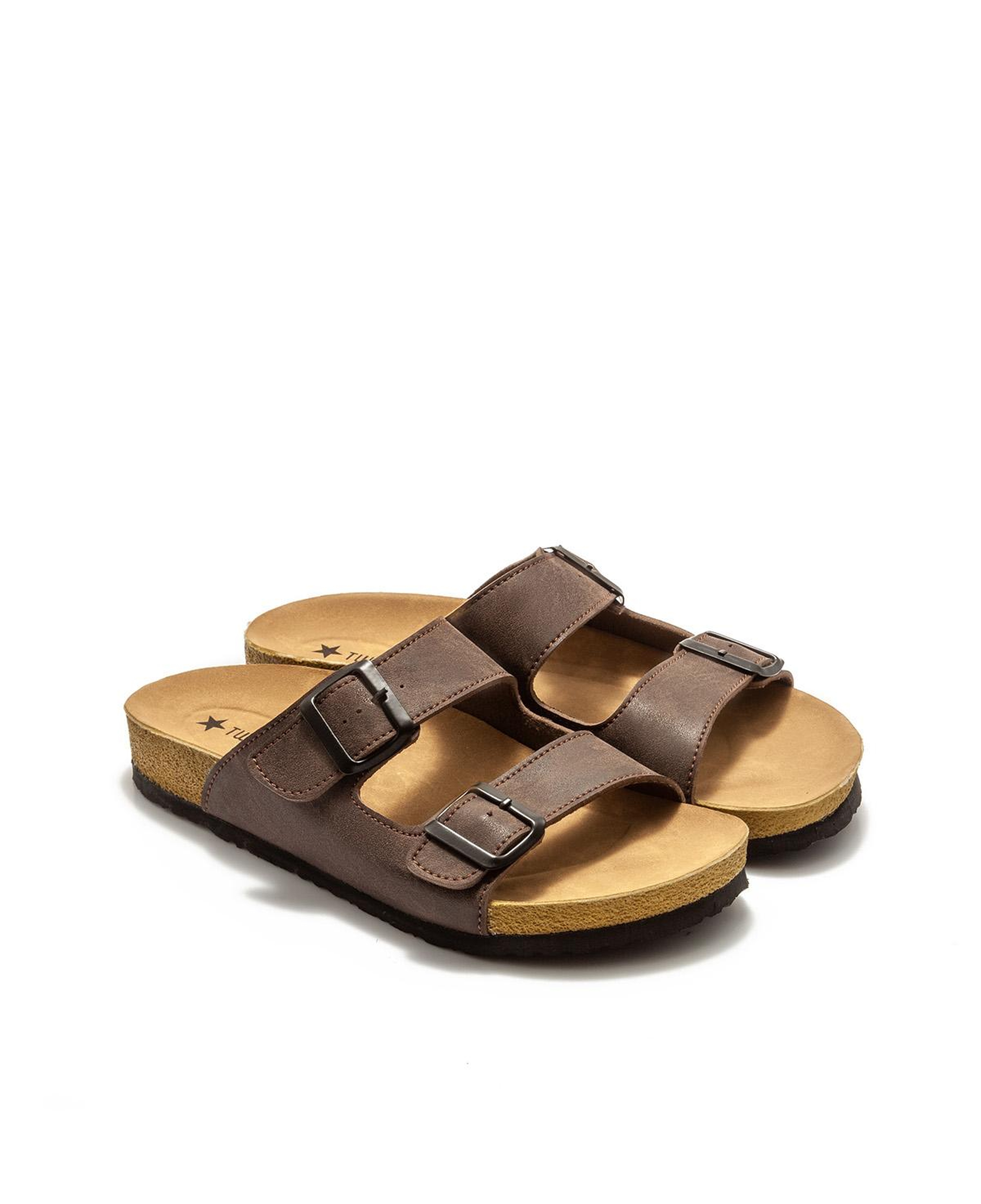 Leo Erkek Terlik Kahverengi 41/45