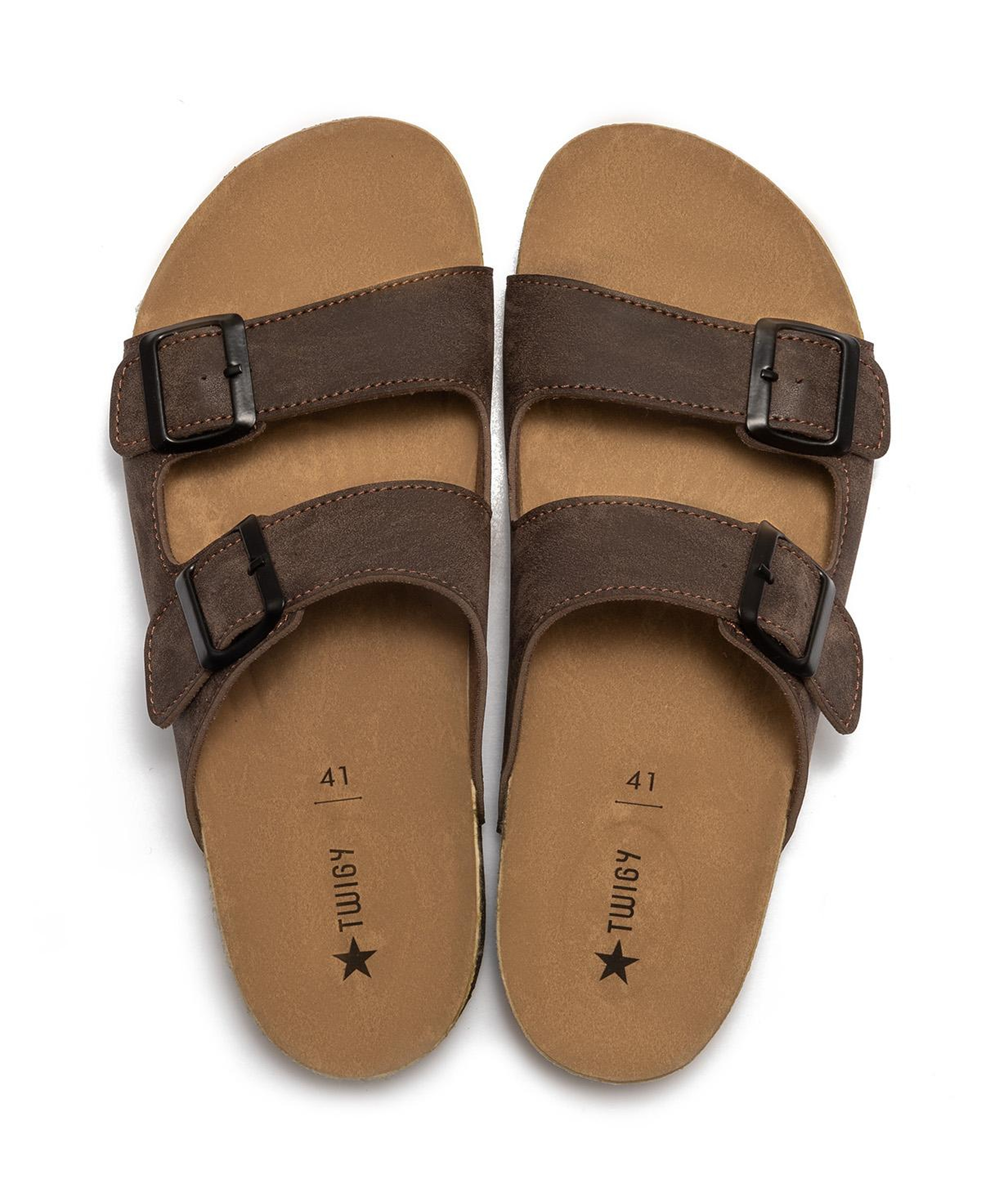 Leo Erkek Terlik Kahverengi 41/45