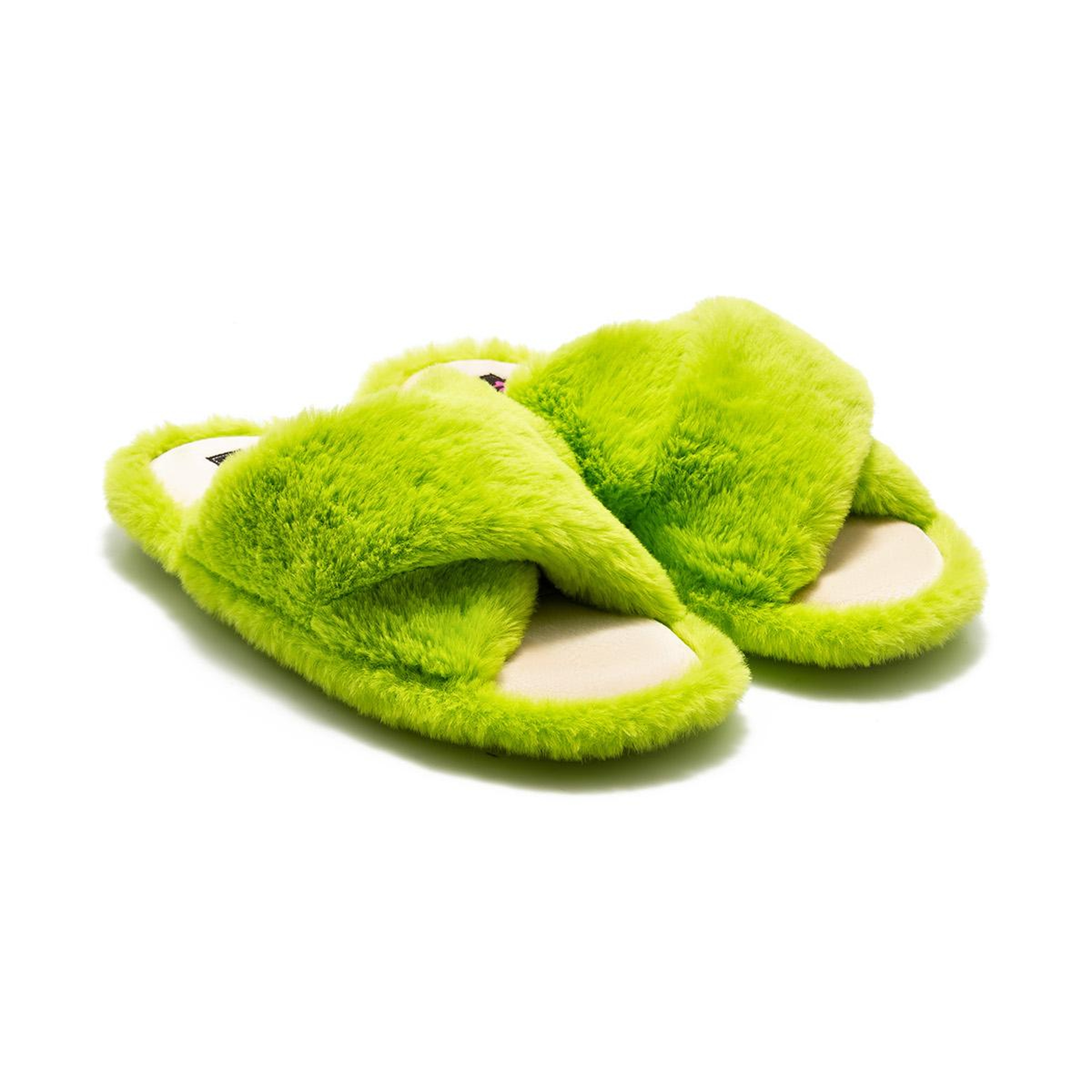 Çapraz Peluş Kadın Ev Terliği Yeşil 36/41