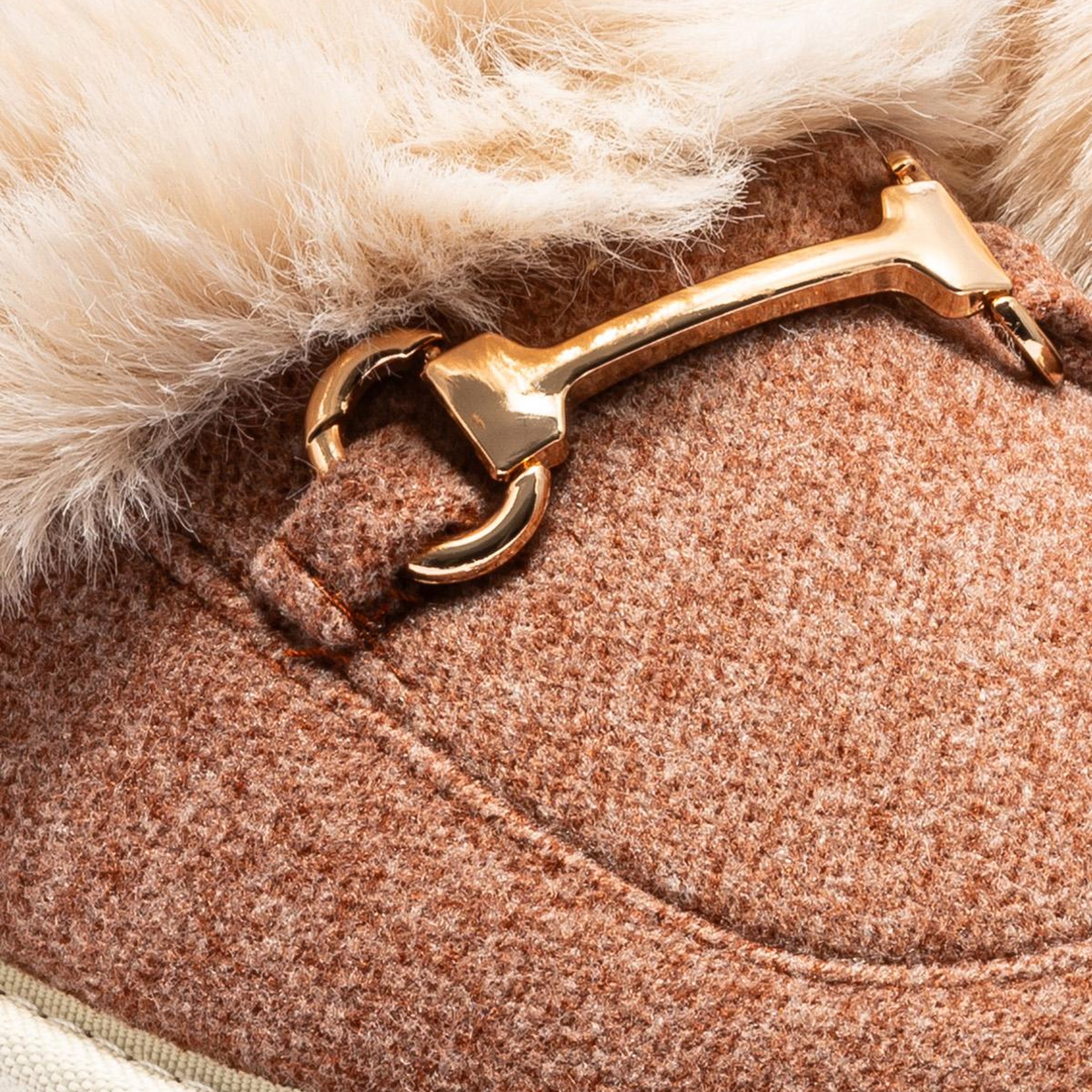 Ania Kadın Tokalı Ev Terliği Kahve 36/41