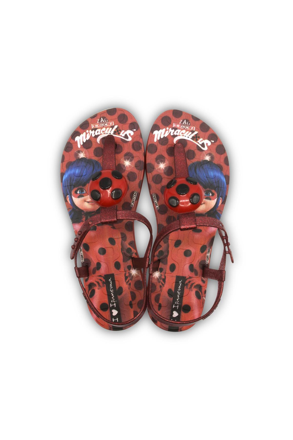 Ladybug Çocuk Sandalet Kırmızı 30/35