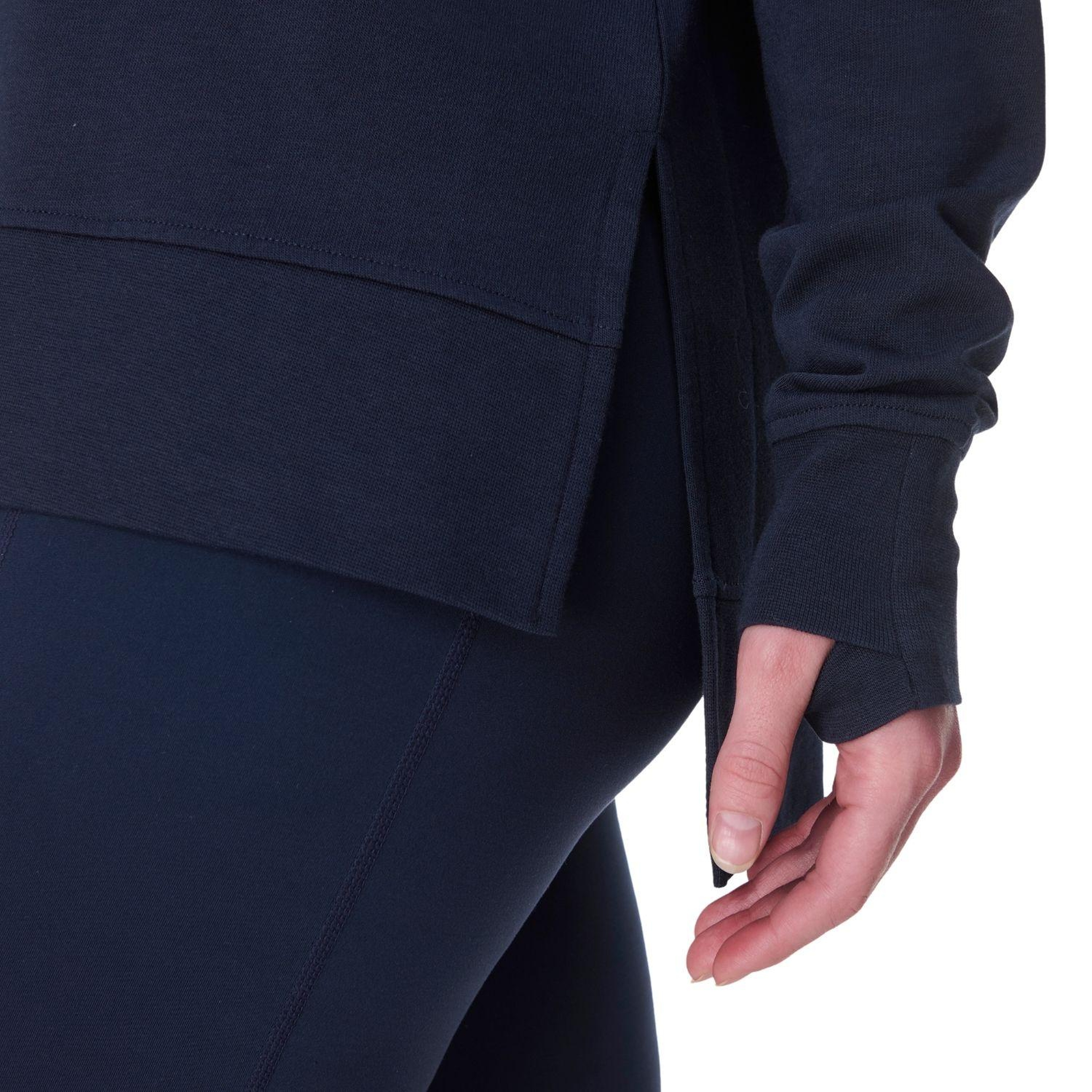 Sweaty Betty After Class Longline Kadın Mavi Sweatshirt