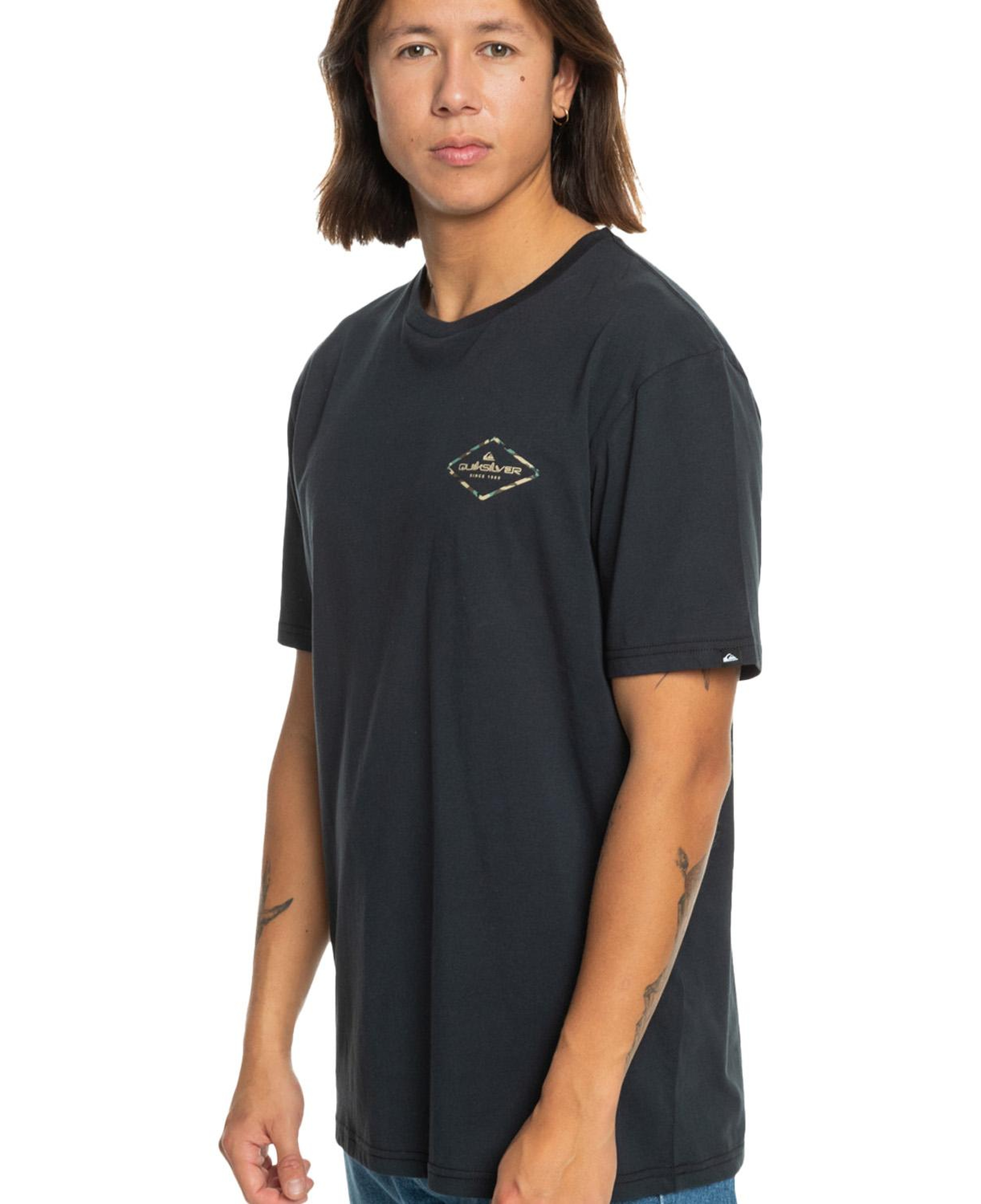 Quiksilver Omni Lock Erkek Siyah Tişört