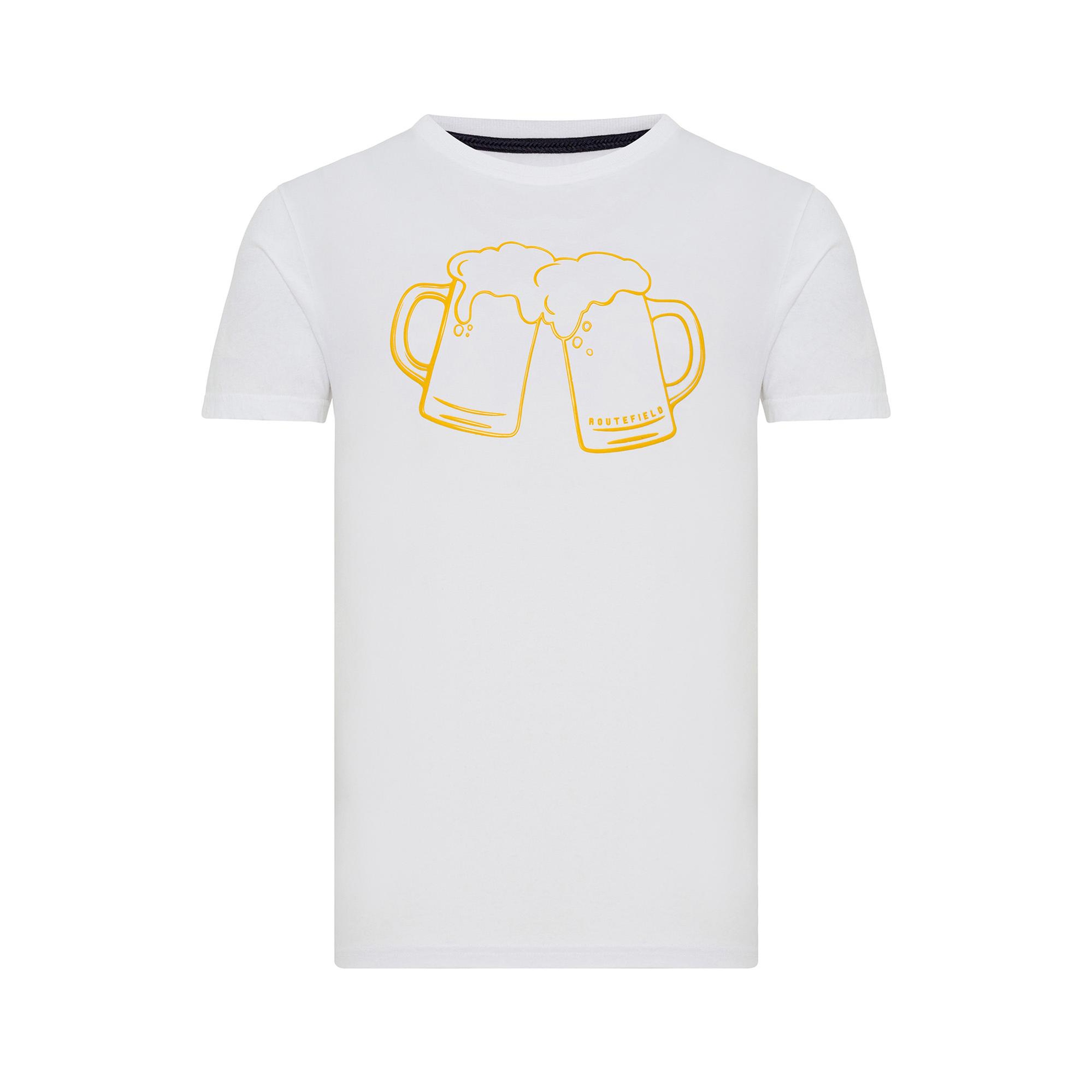 Routefield Trub Erkek Beyaz Tişört