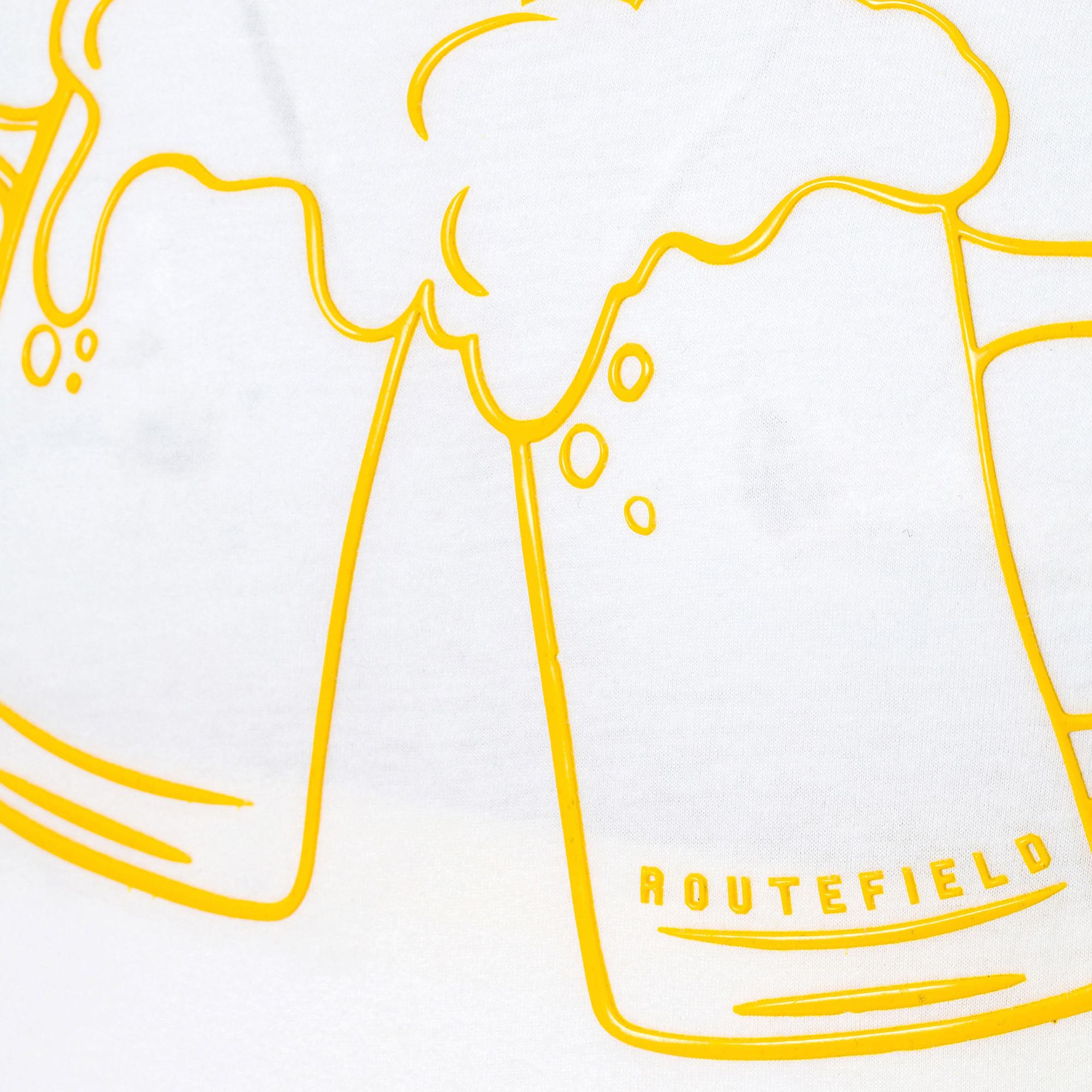Routefield Trub Erkek Beyaz Tişört